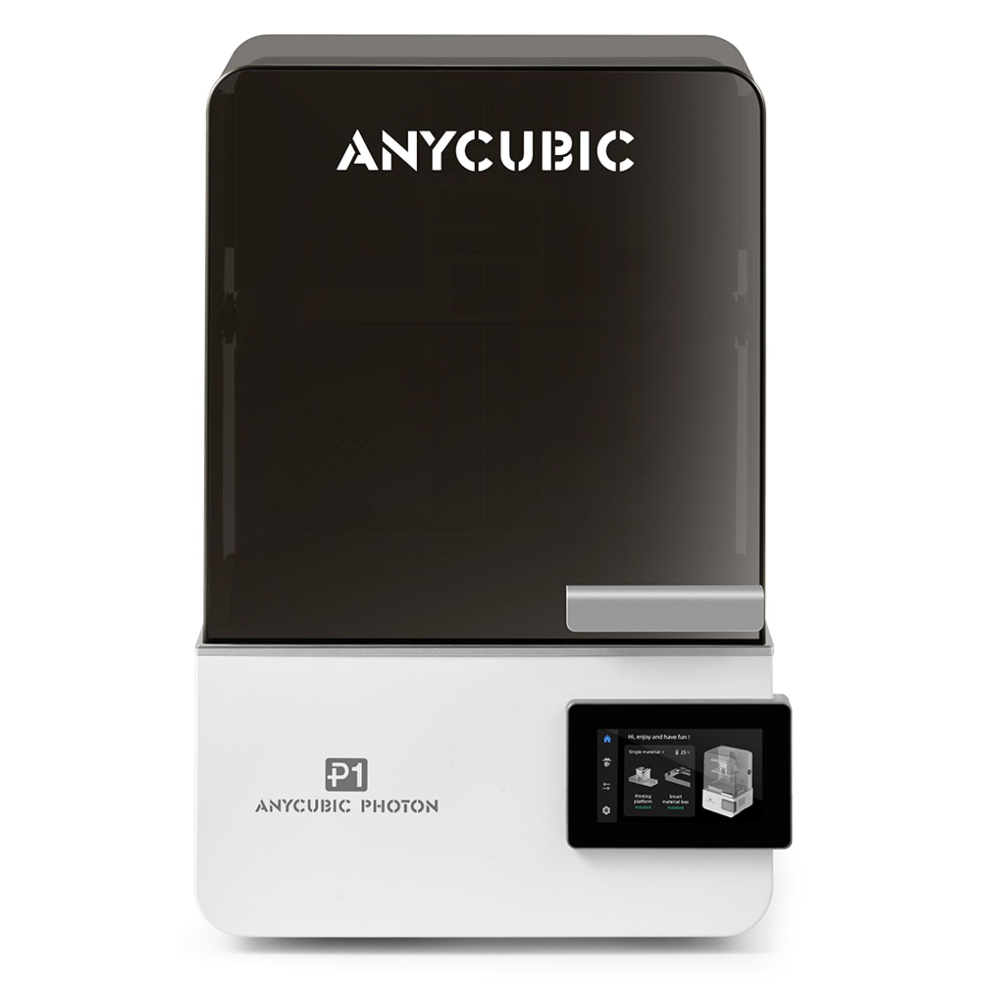 3D-Drucker, Desktop, schwarz, transparente-haube, Touchscreen