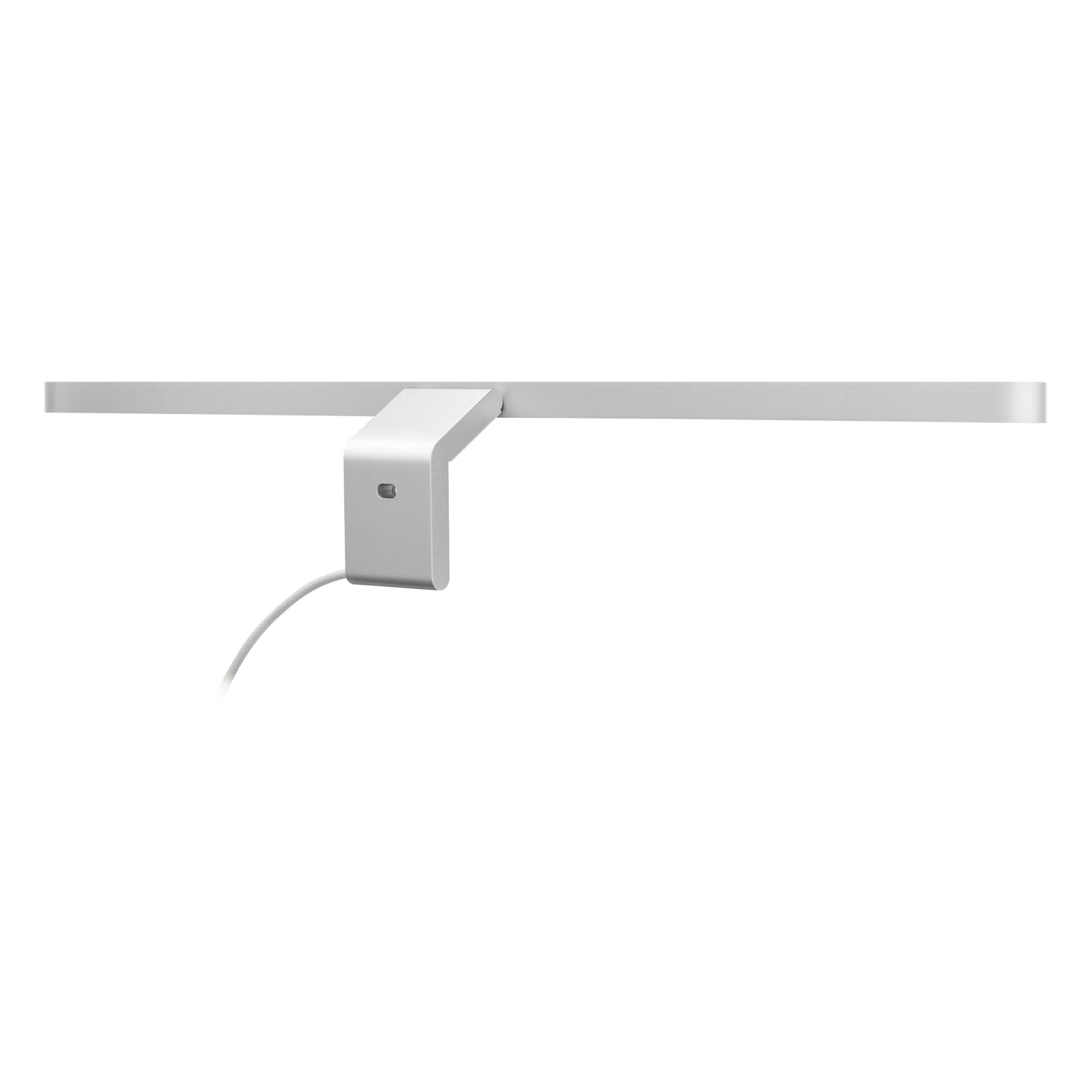 Wandhalter, Lichtleiste, Aluminium, metallisch, Montageclip