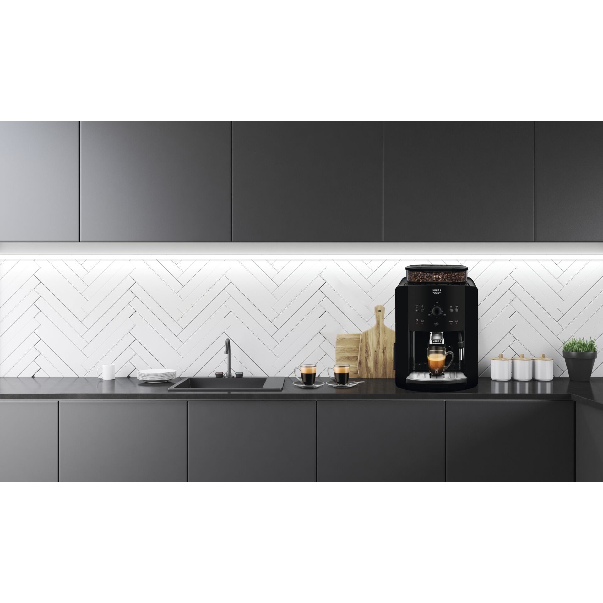 Drinnen, Innenarchitektur, Wand, Sinken, Küche