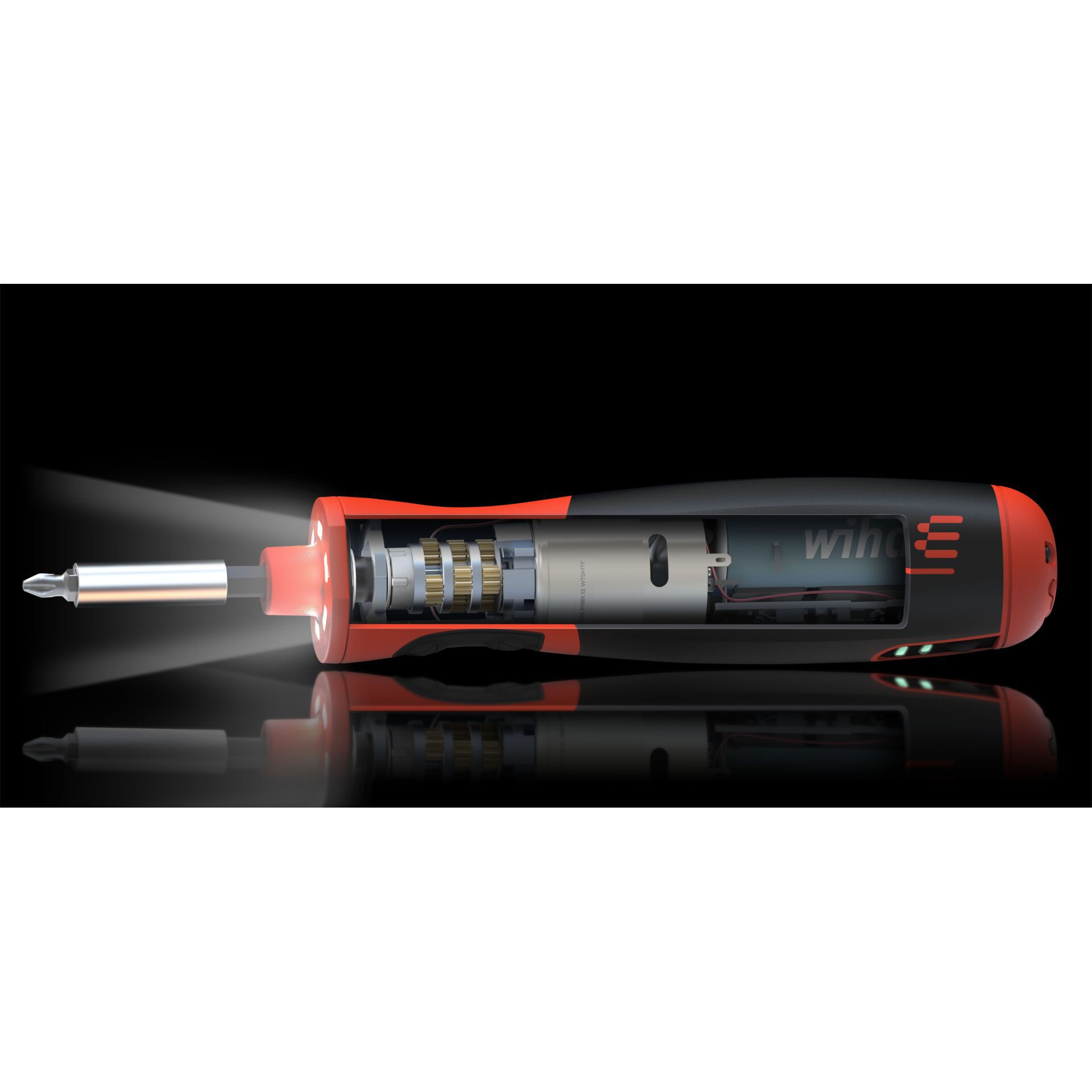 Dremel, Schraubendreher, Elektrisch, Kunststoff, Schwarzrot