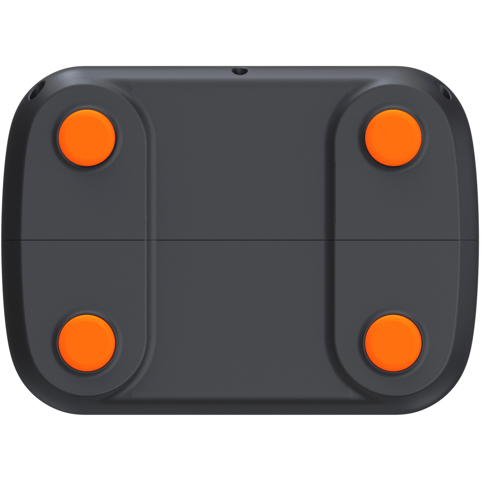 Transportabel, Grau, Plattform, Orangene Füße, Stapelbar
