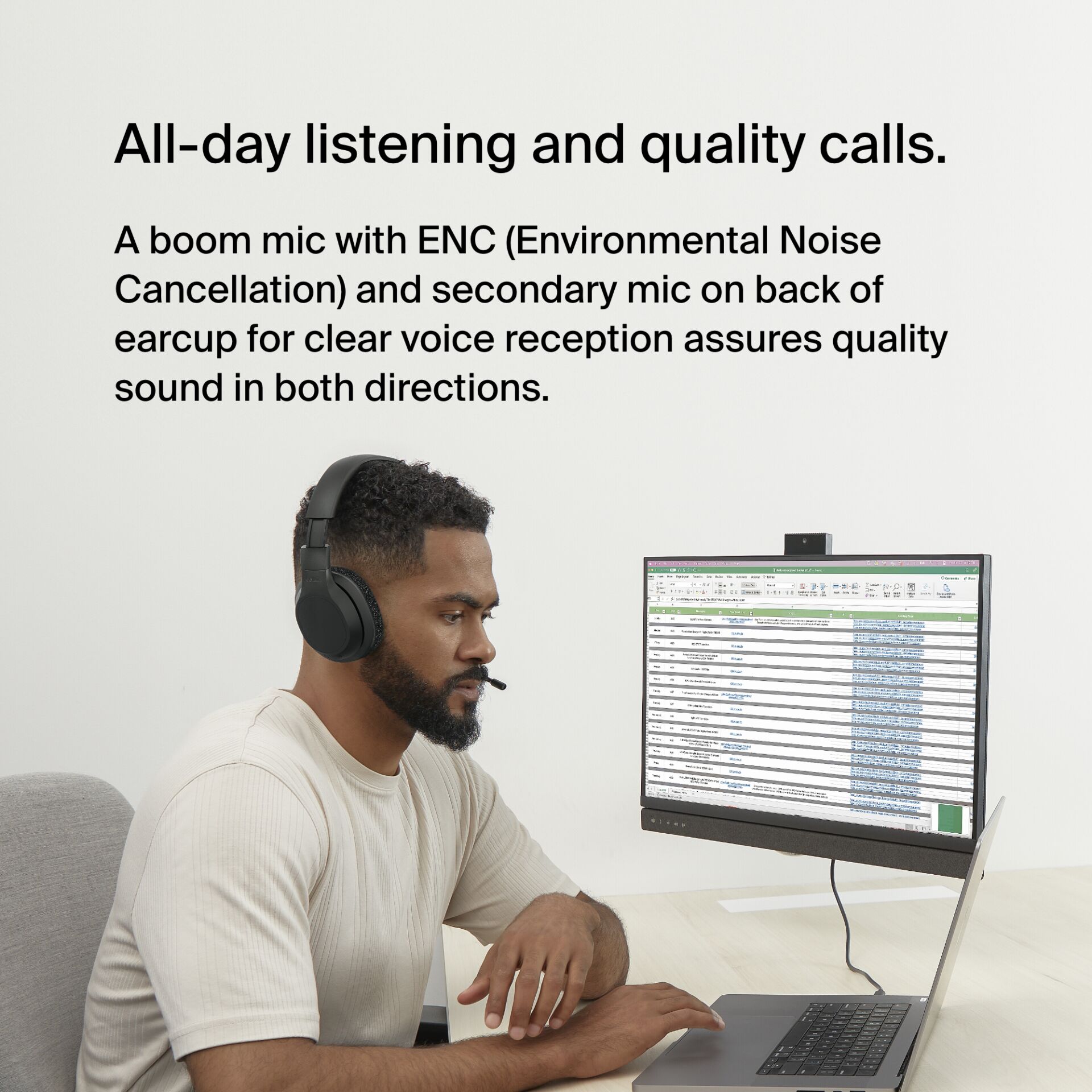 Kopfhörer, Laptop, Gesicht, Kopf, Überwachen