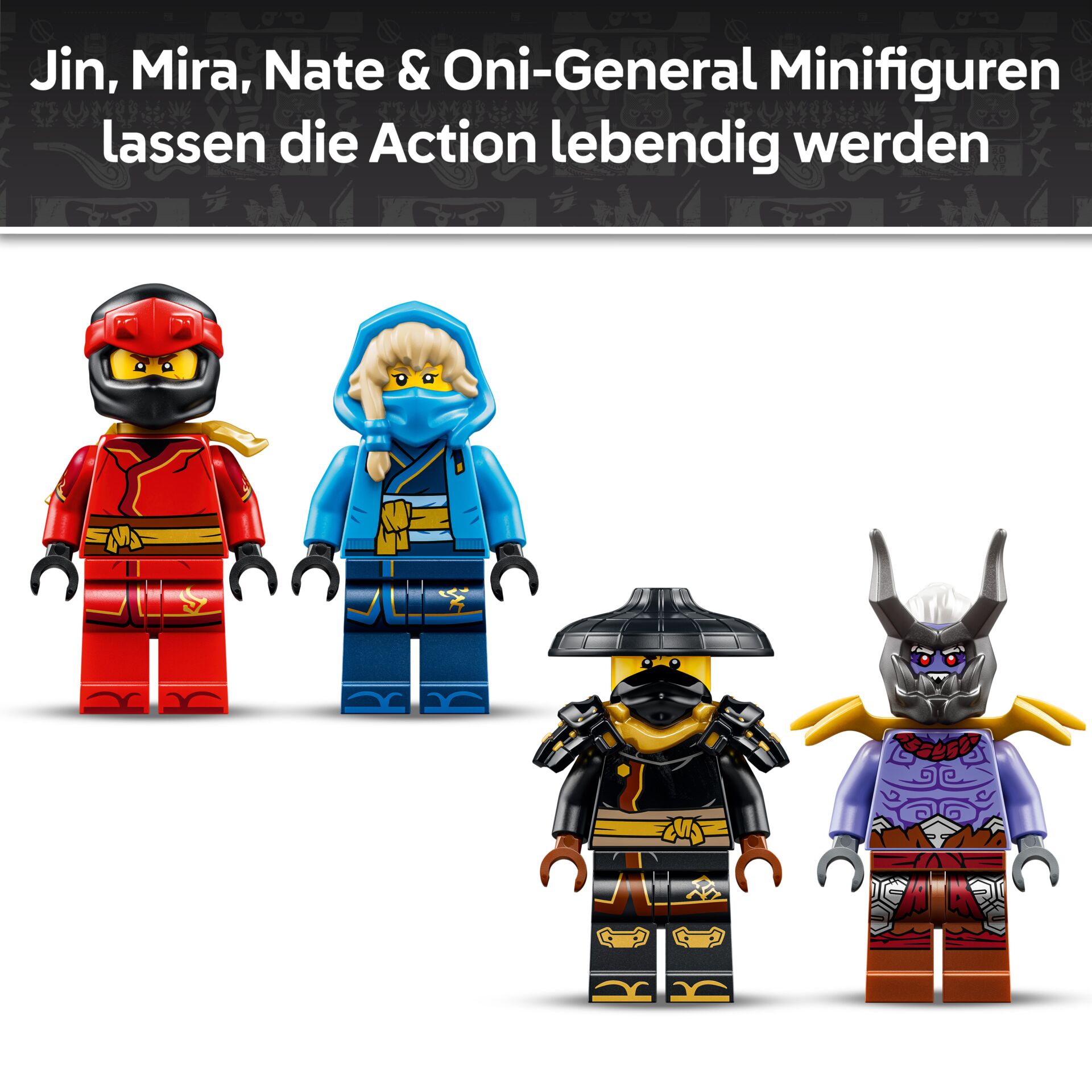 Ninja figurines, Lego minifigures, Kostüm-Set, Ninja-Outfits, Zugängliche Spielzeugfiguren