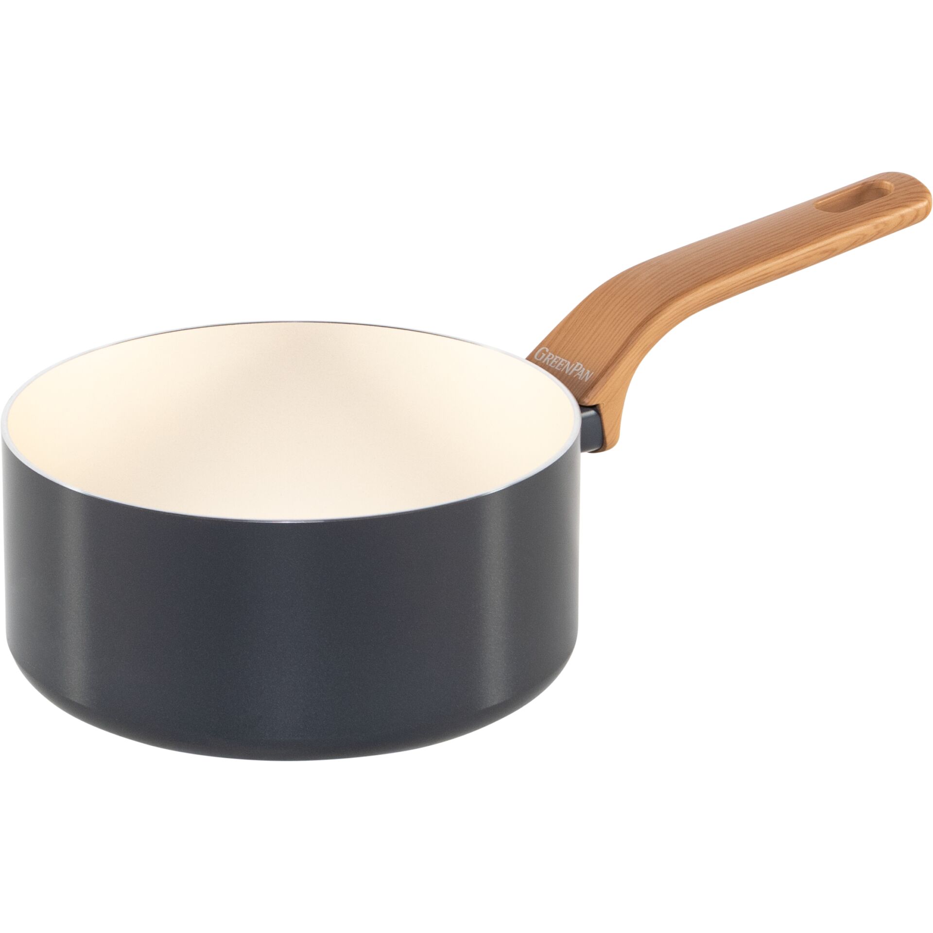 Kochtopf, Pfanne, Antihaft, Holzgriff, Ø top