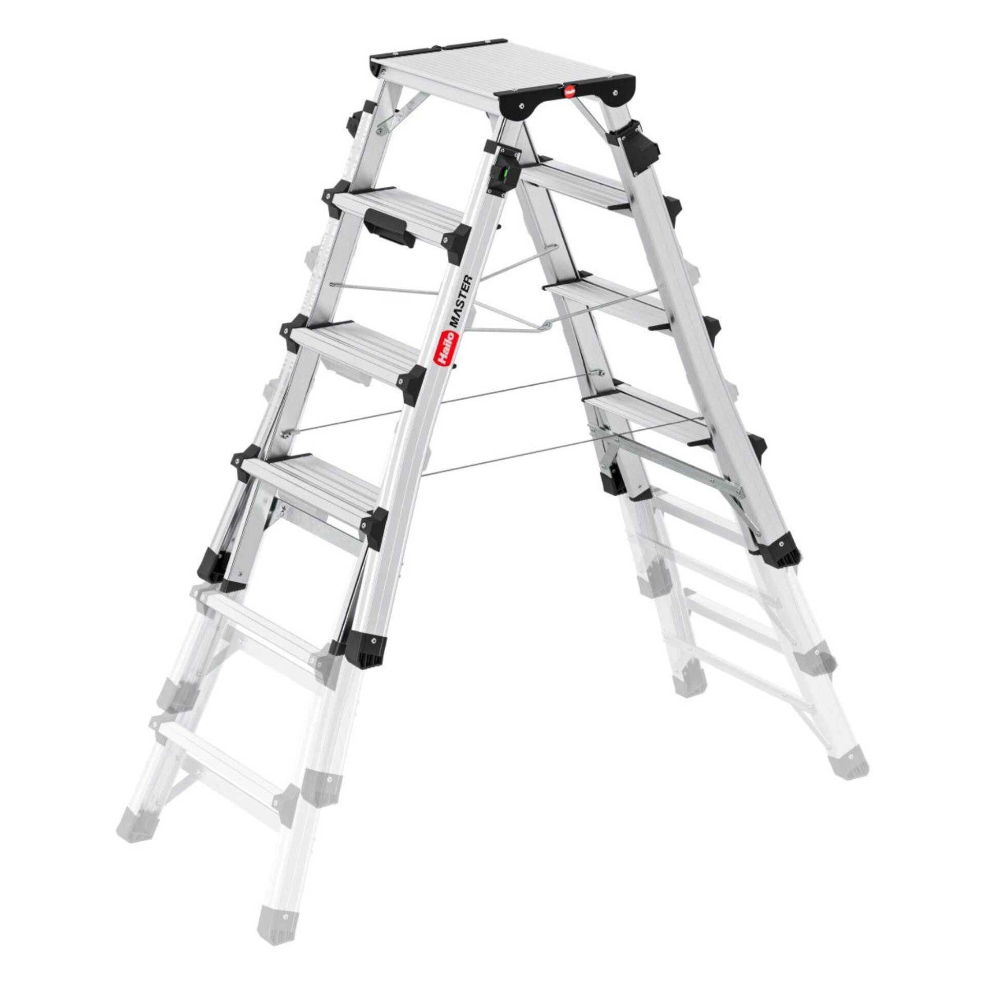 Aluminiumleiter, Mehrzweckleiter, Faltleiter, Stufenleiter, Arbeitsleiter