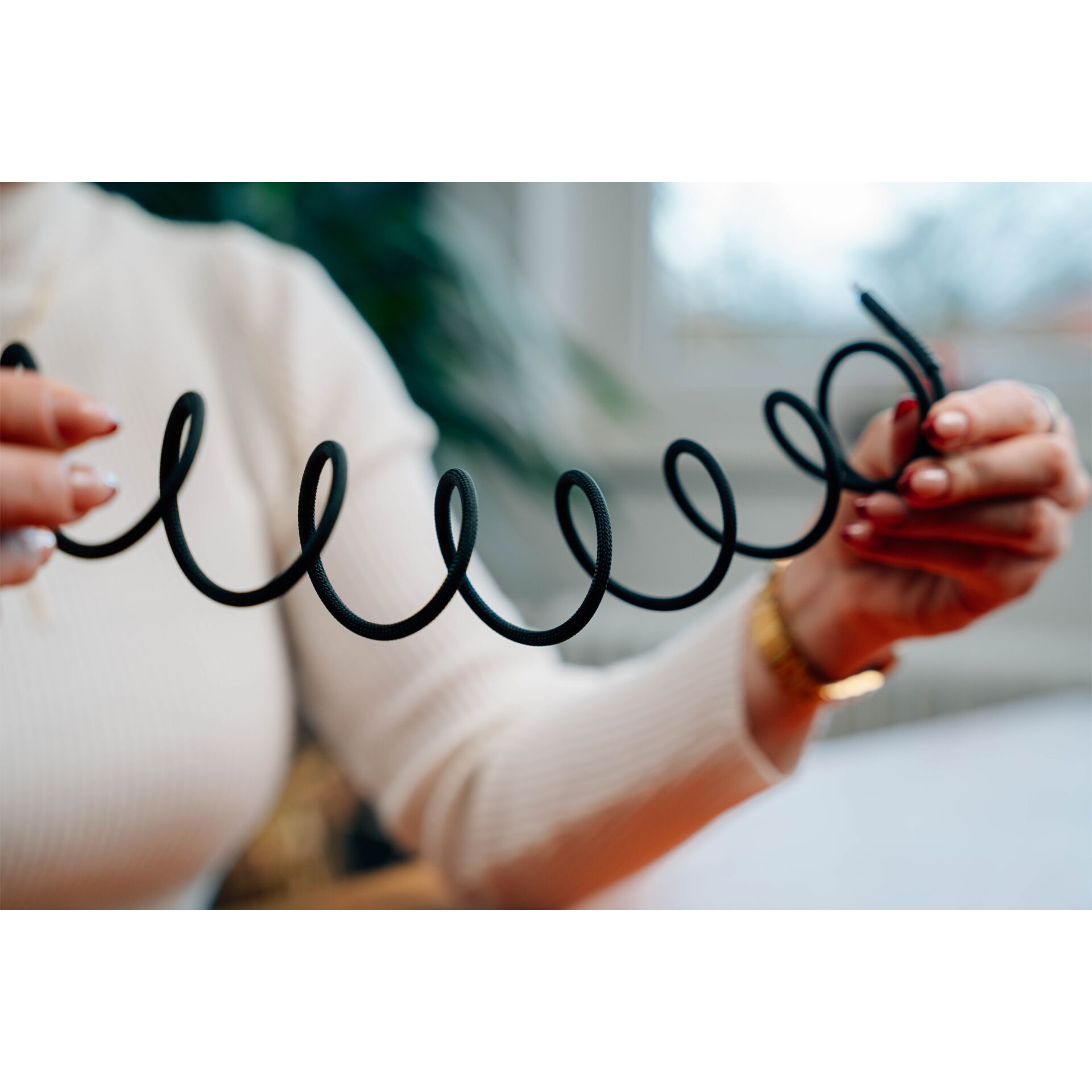 Spule, Spirale, Finger, Hand, Person