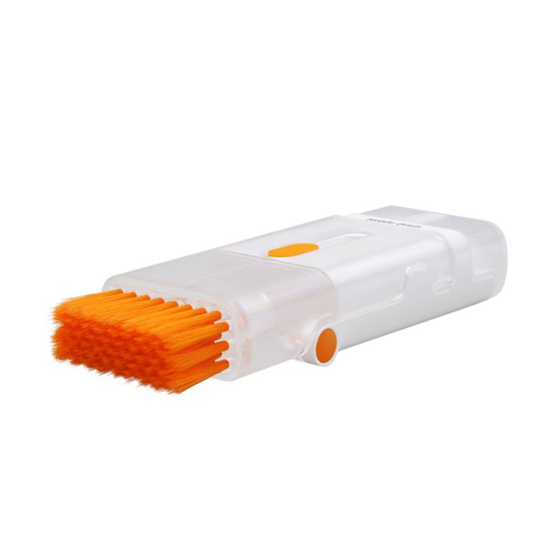 Reinigungsbürste, Bürstenkopf, Orange Borsten, Abwaschbürste, Kantenbürste