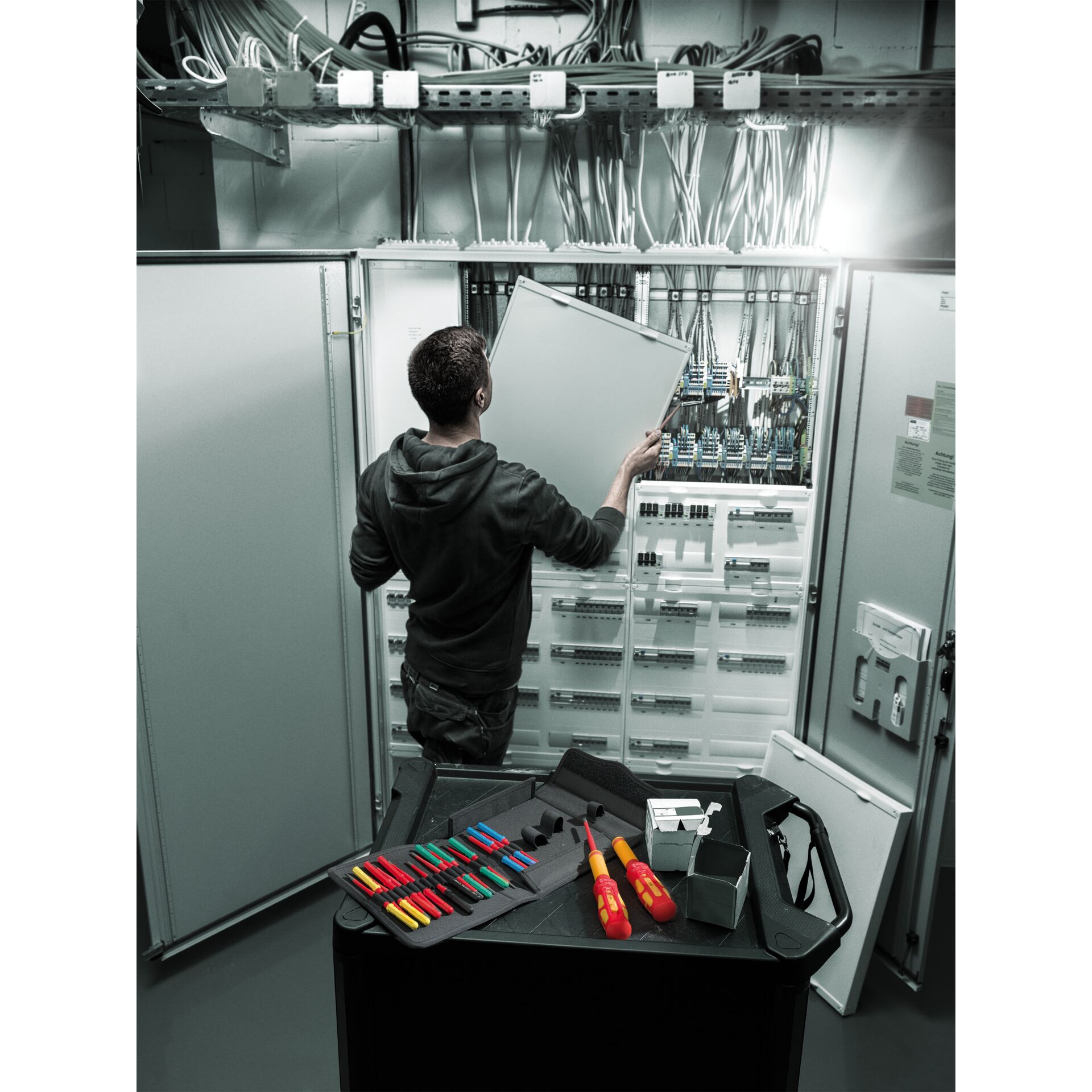 Person, Gerät, Schraubenzieher, Werkzeug