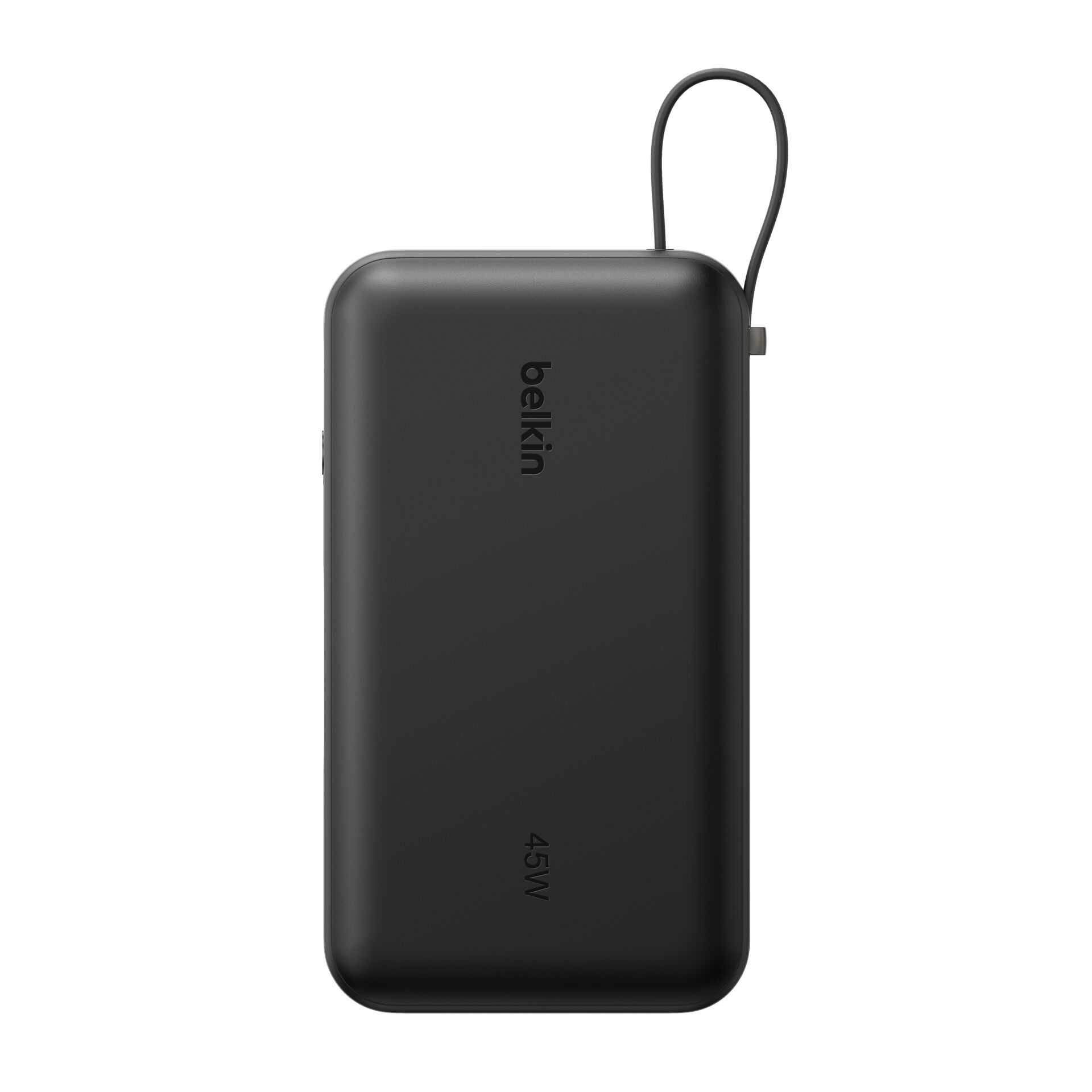 Powerbank, 45W, USB-C, Tragbarer Akku, Schwarz