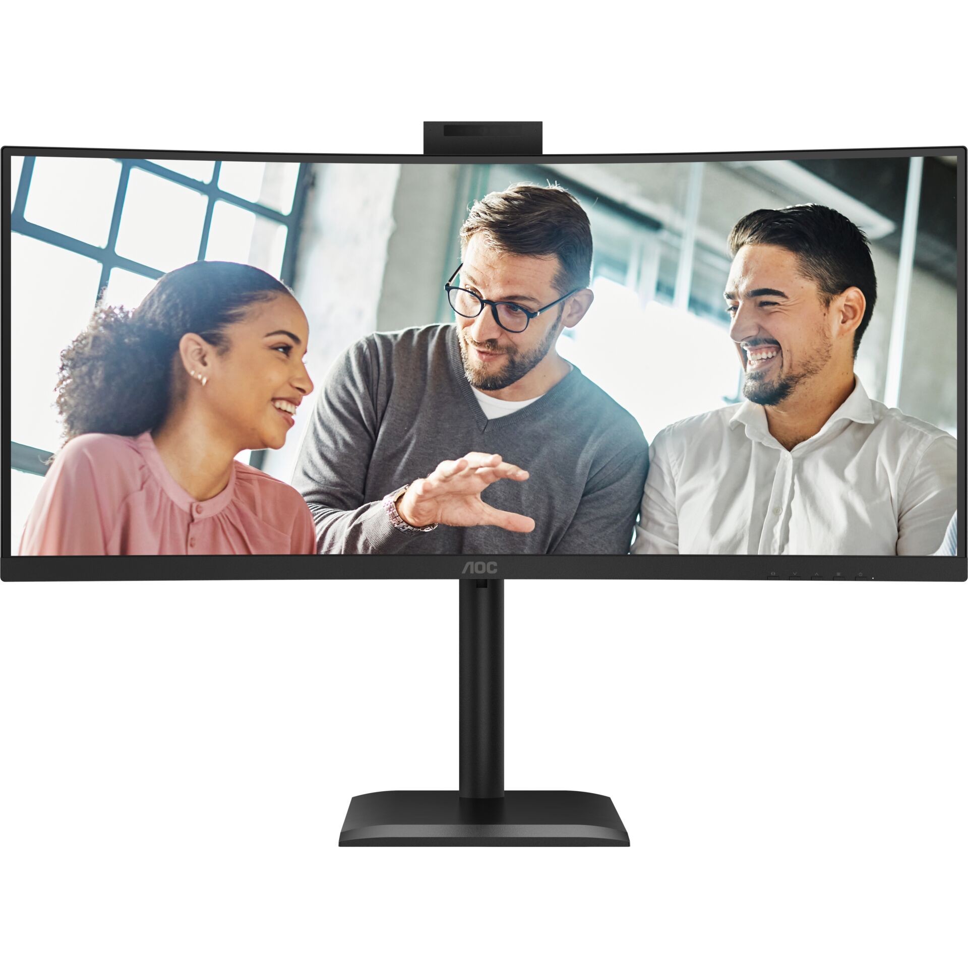 AOC CU34E4CW  24 Zoll QHD Monitor 75 Hz