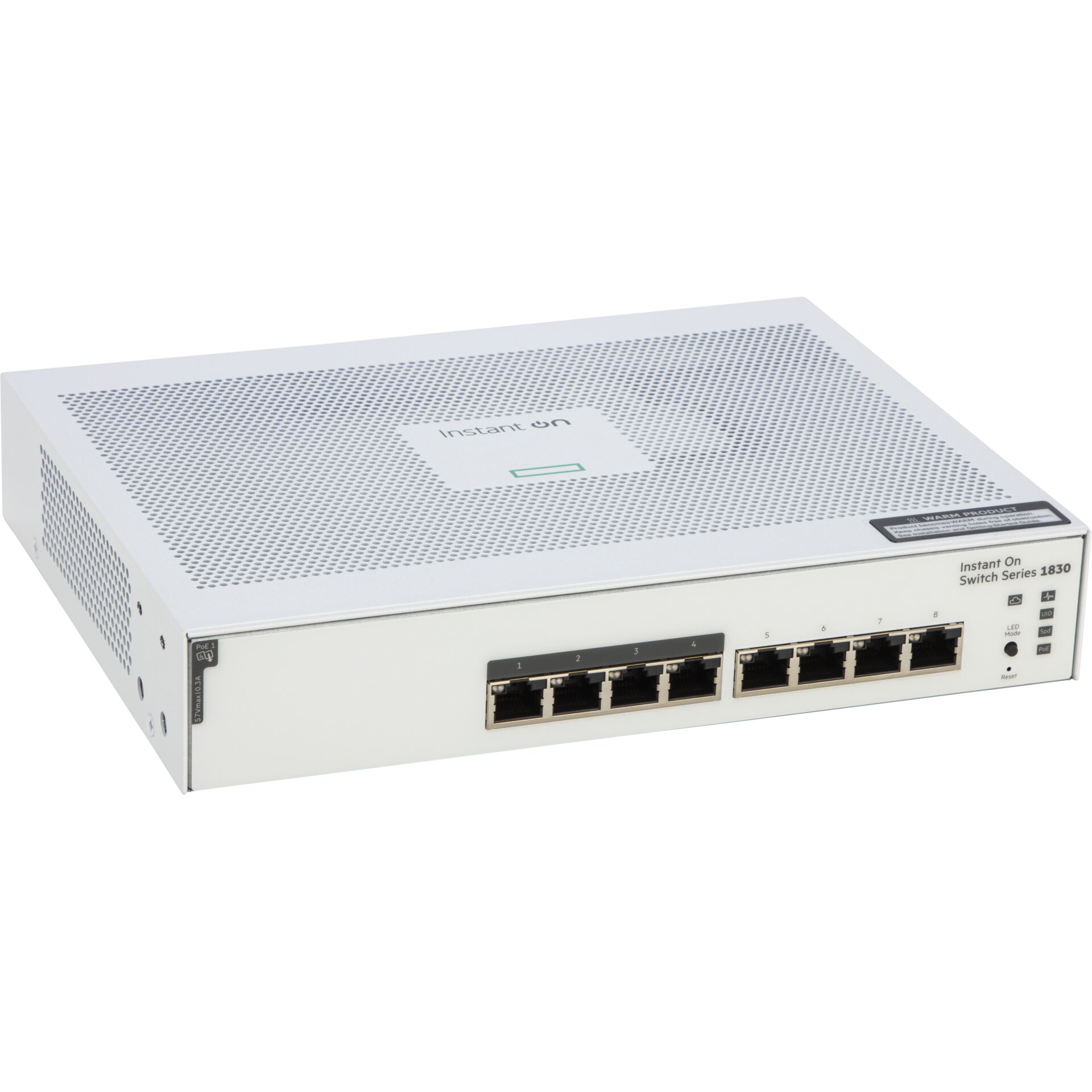 HPE Networking Instant On  1830 Switch 8p Git CL4 PoE 65W