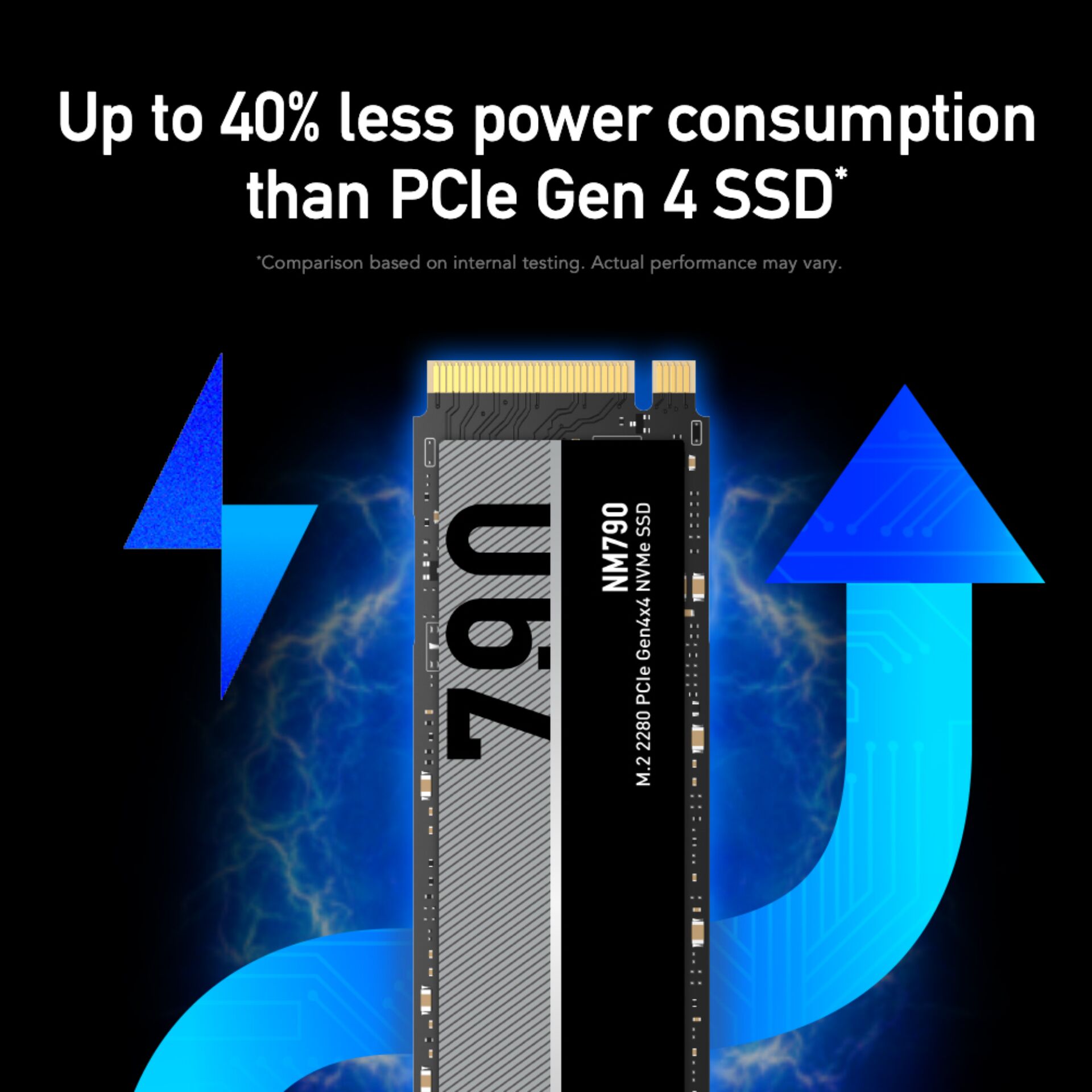 SSD, M.2, PCIe, NVMe, 40% Energieeinsparung