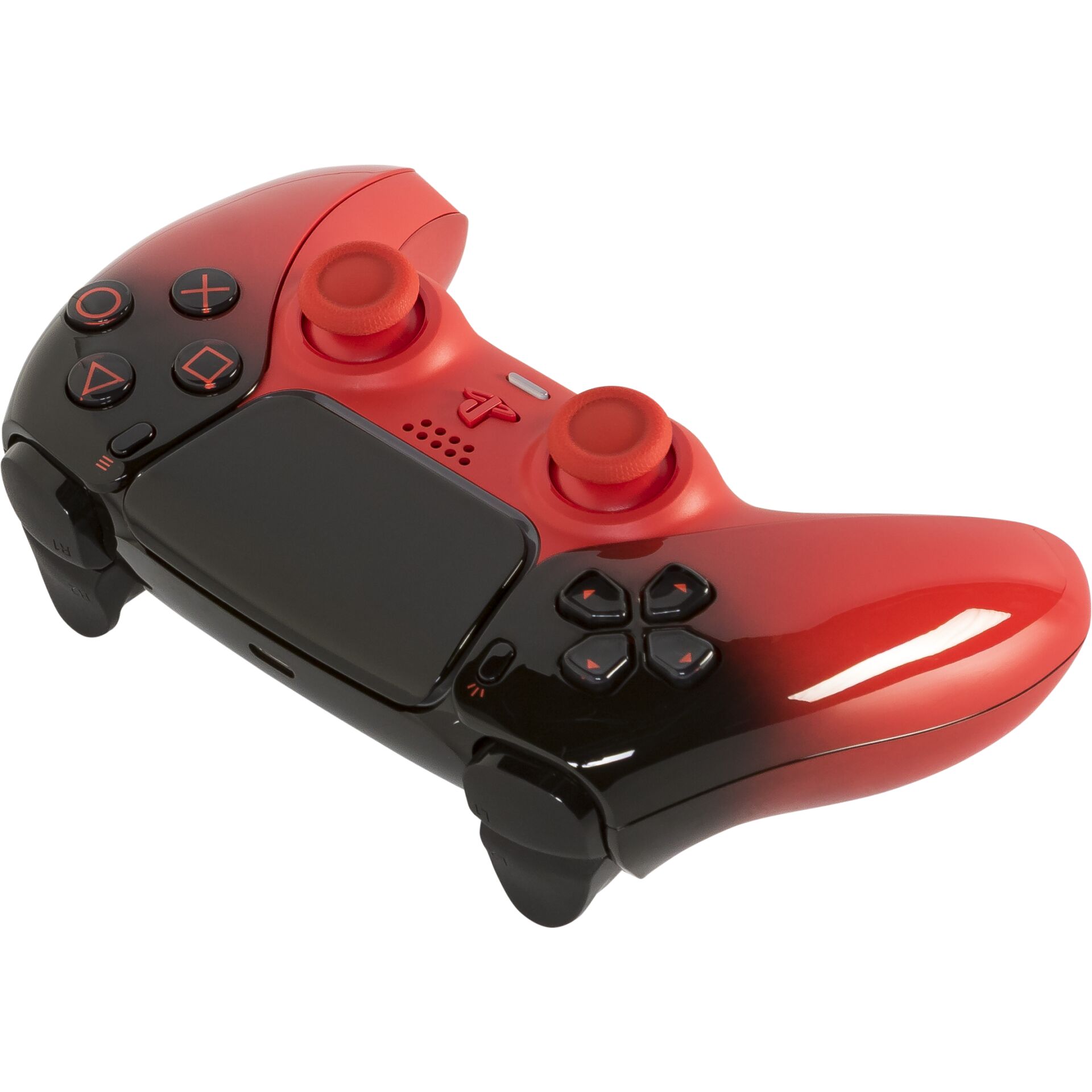 PlayStation, Controller, Wireless, DualShock, Rot-Schwarz