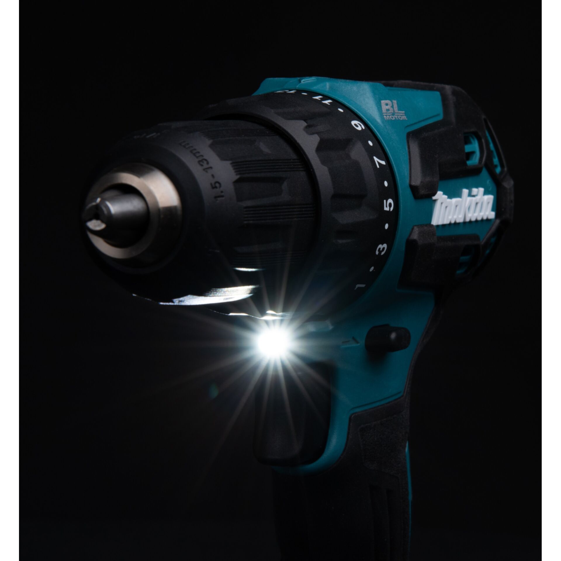 Schraubdrill, Akku-Bohrmaschine, Blaue Farbe, LED-Beleuchtung, Verstellbare Drehzahl