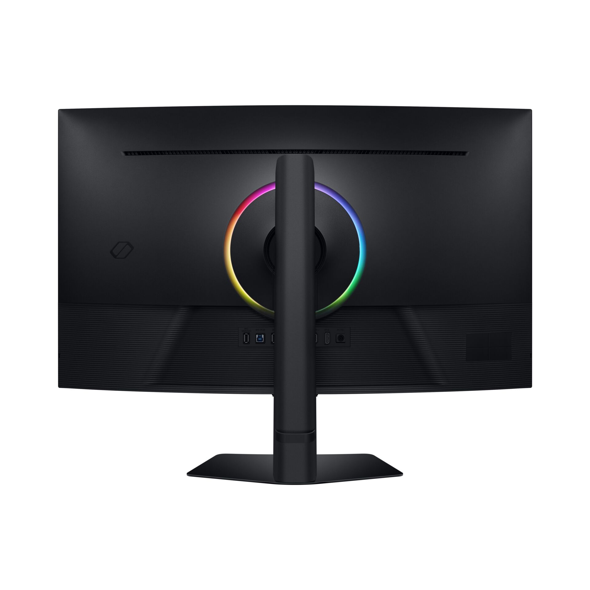 monitor, RGB-Ring, LED-Ring, Rückansicht, Anschlüsse