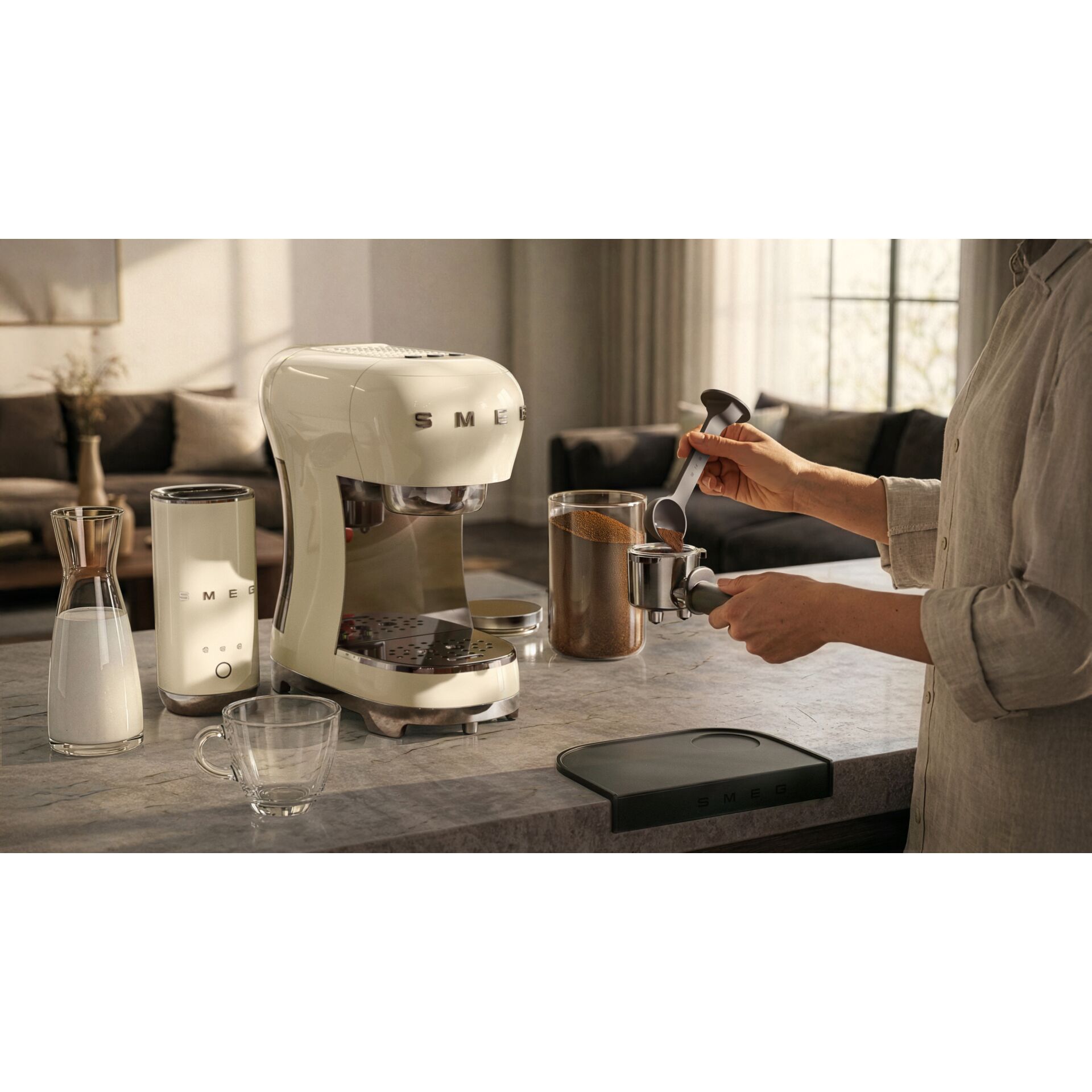 Espresso machine, Coffee maker, Stainless steel, Smeg, Espresso machine price-performance