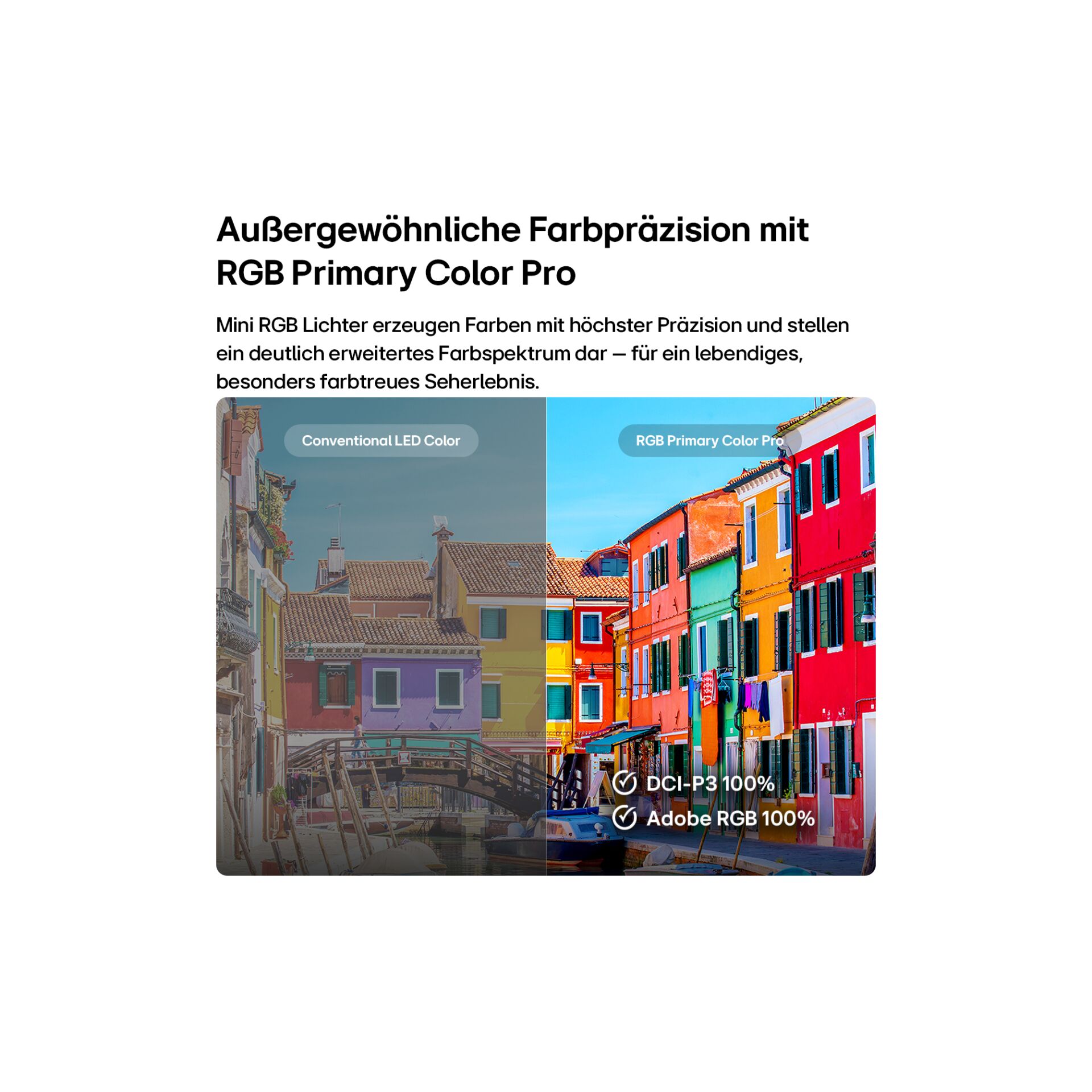 RGB, Farben, Buntes Haus, Stadtansicht, Lichttechnik