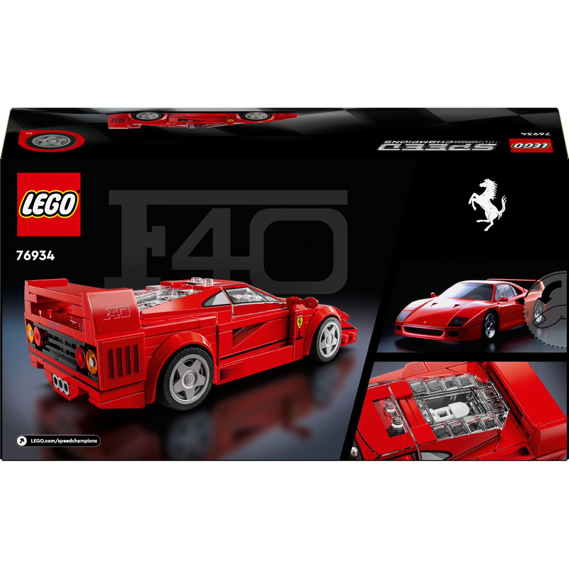 LEGO, Speed Champions, Ferrari, Rotes Auto, Modellauto