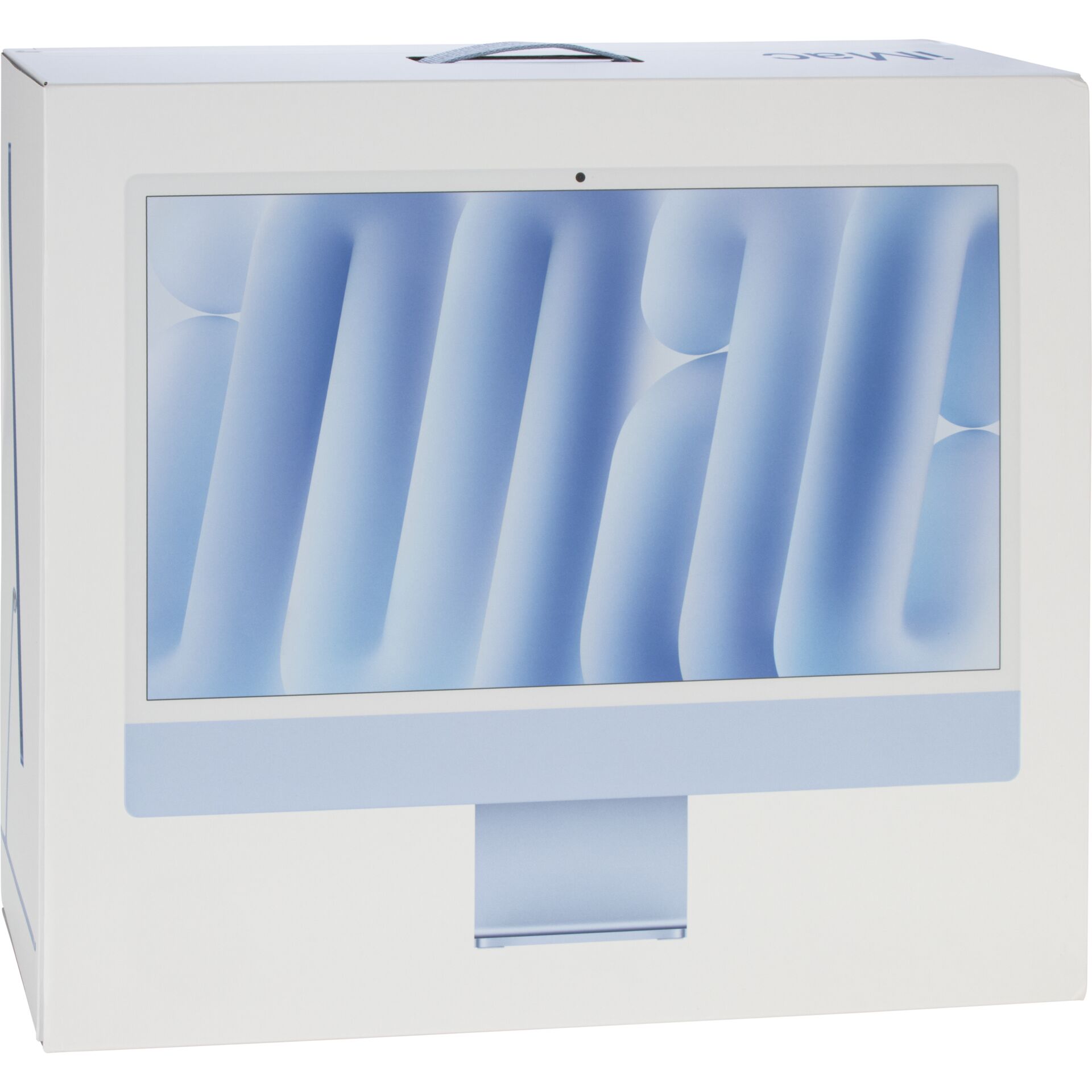 All-in-One, Computer monitor, LED display, Blue screen, Box packaging