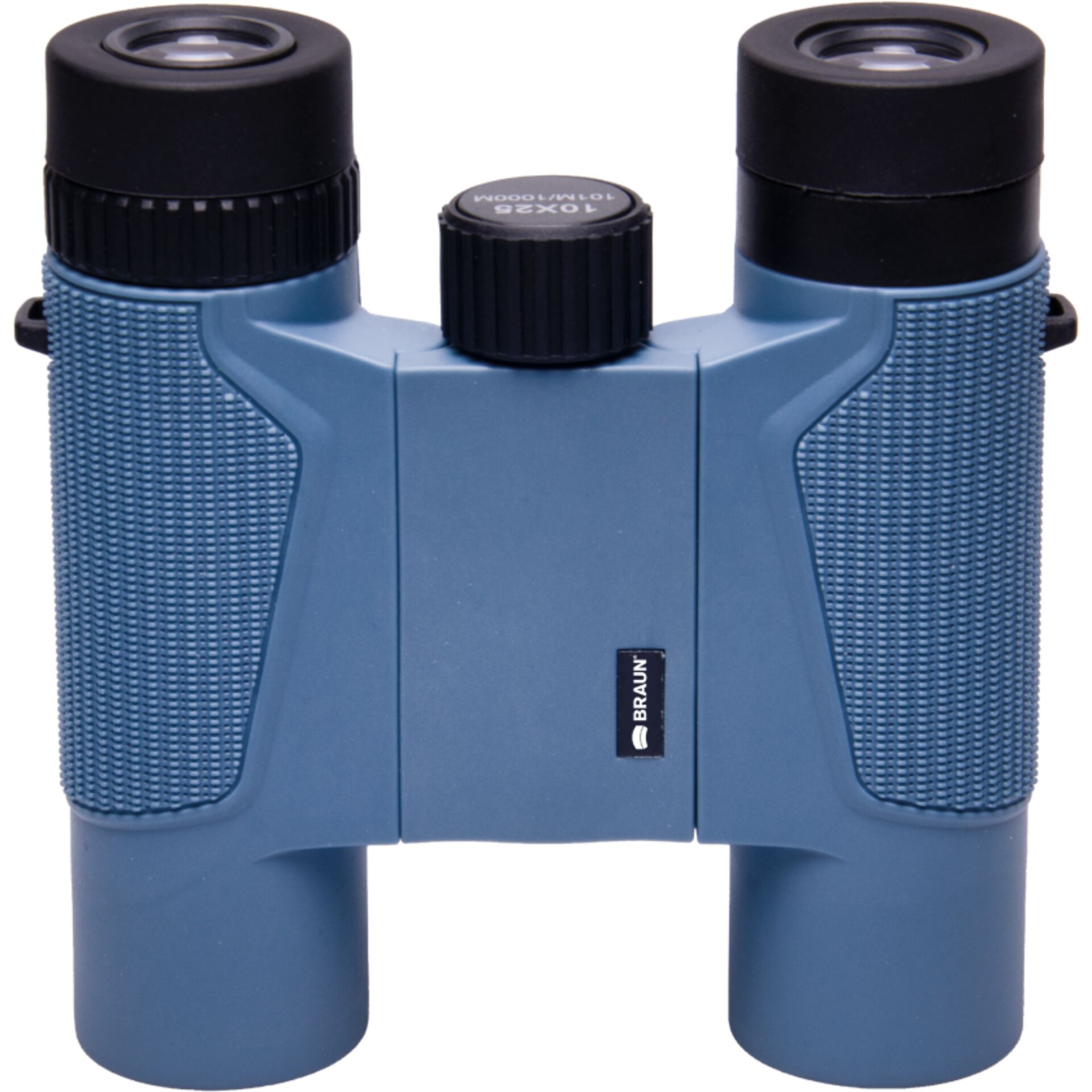 Fernglas, Binoculars, Blue, Gummi-Griff, Objektiv