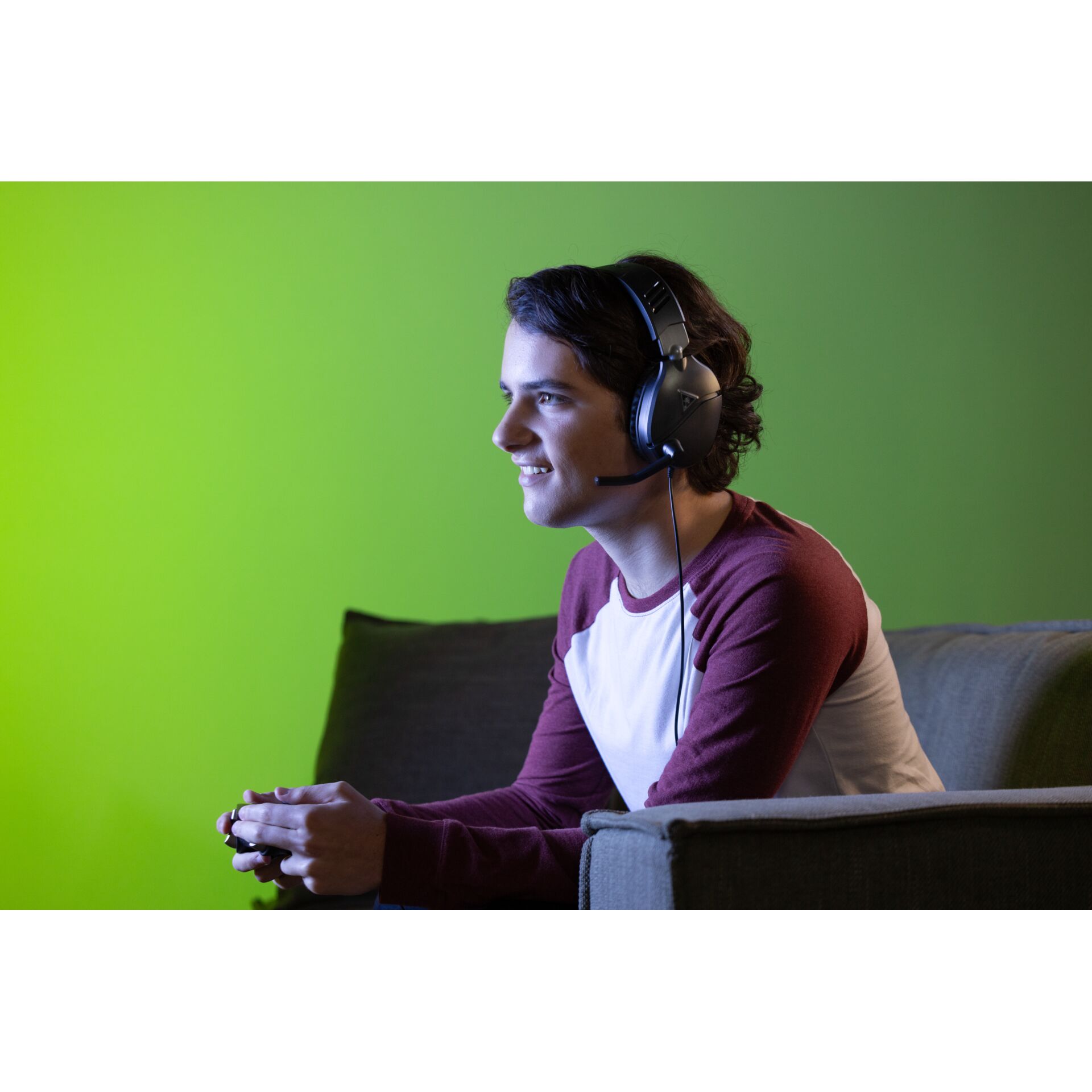 Finger, Person, Kopfhörer, Couch, Portrait