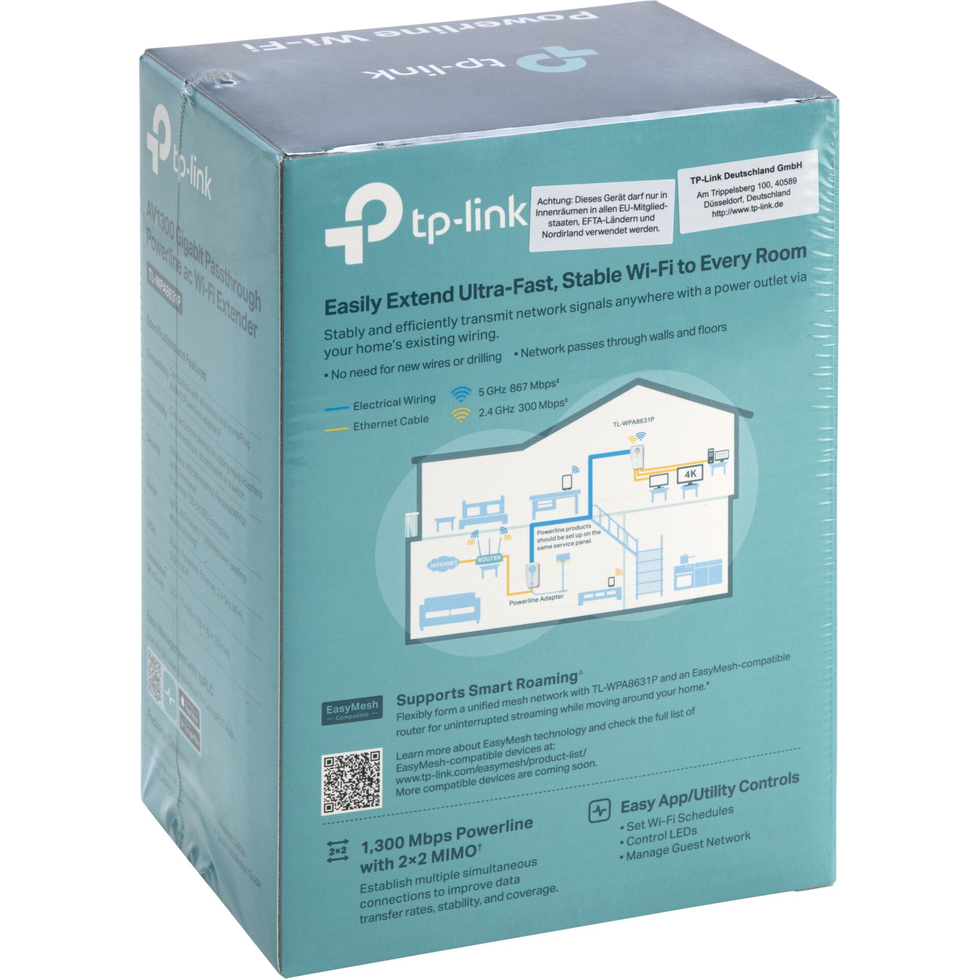Wi-Fi Router, Boxverpackung, TP-Link, Wi-Fi-Repeater, Ethernet-Kabel