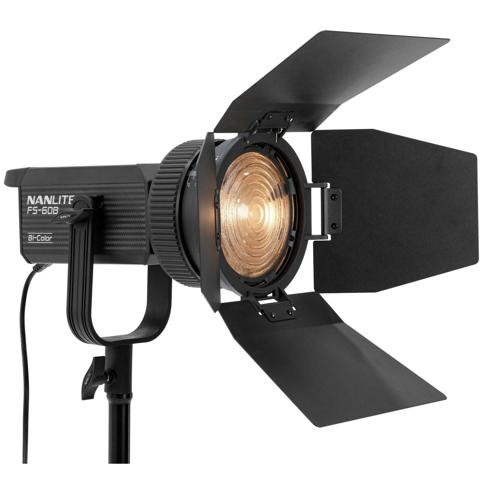 Spotlight, Studio light, LED Fresnel, Fotolicht, Barn doors