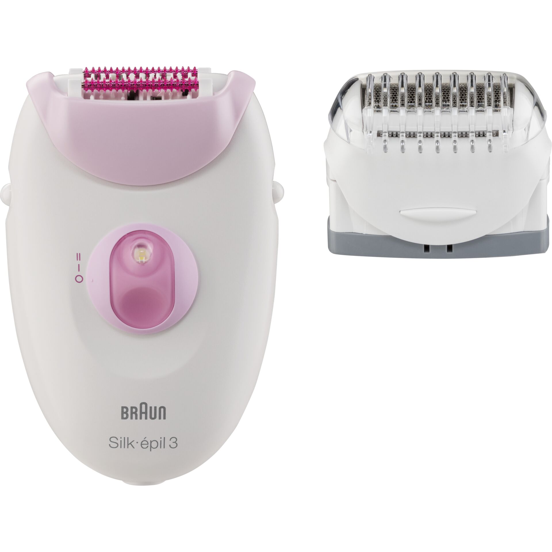 Elektrorasierer, Haarentfernung, Scherkopf, pink, Braun Silk-épil 3