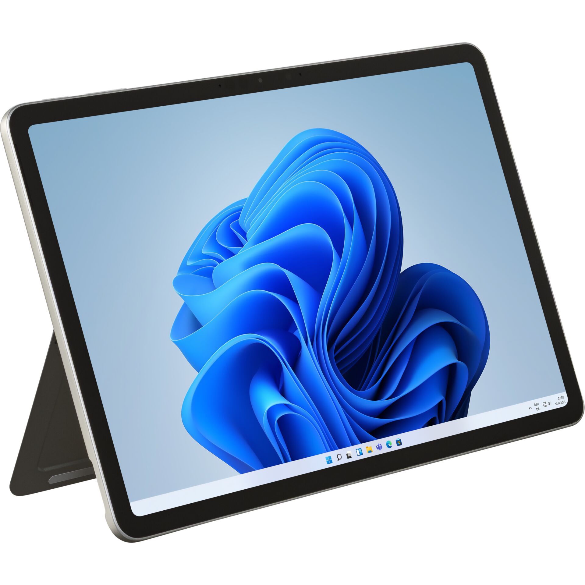 tablet, 2-in-1, smart device, blauer bildschirm, klappständer