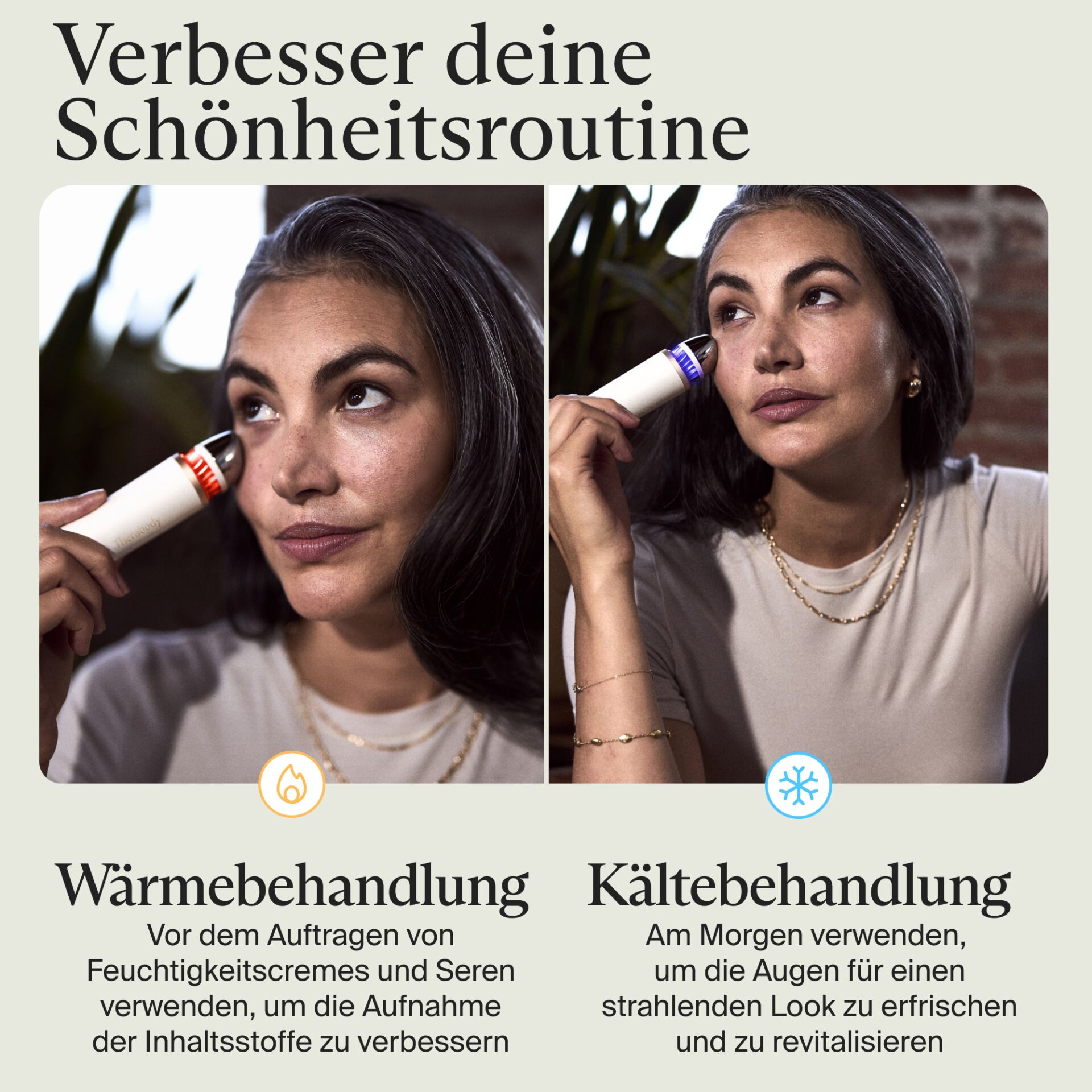 Gesicht, Hautpflege, Roller, Hydratation, Silberkette
