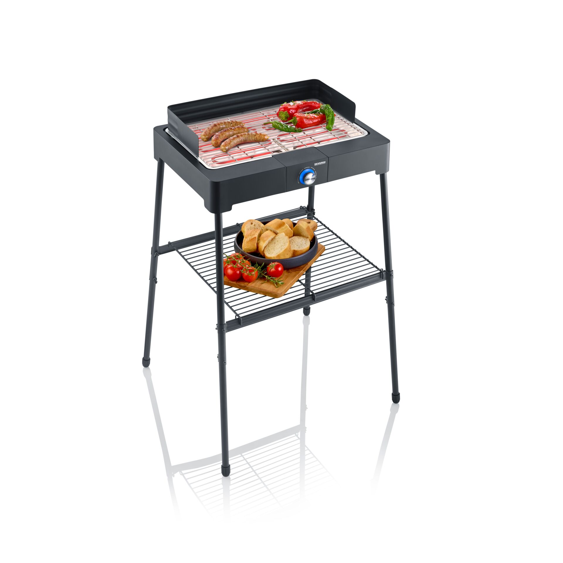 Grill, Grillständer, Kohlegrill, Grillrost, Regalboden