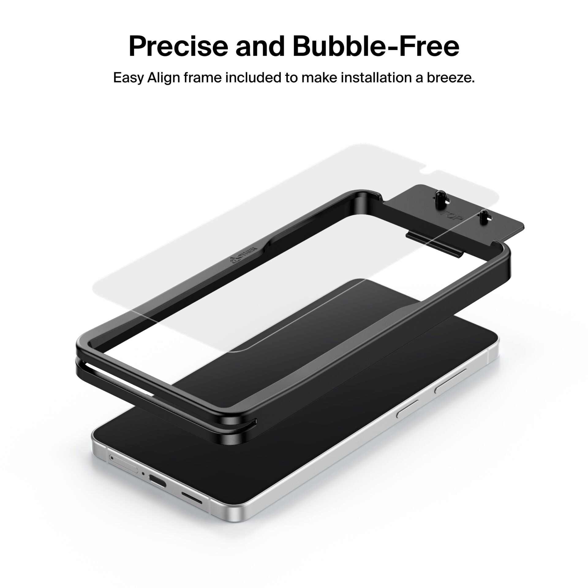 Handyhülle, Schutzhülle, Glasfolie, Rahmen-Setup, Smartphone-Zubehör