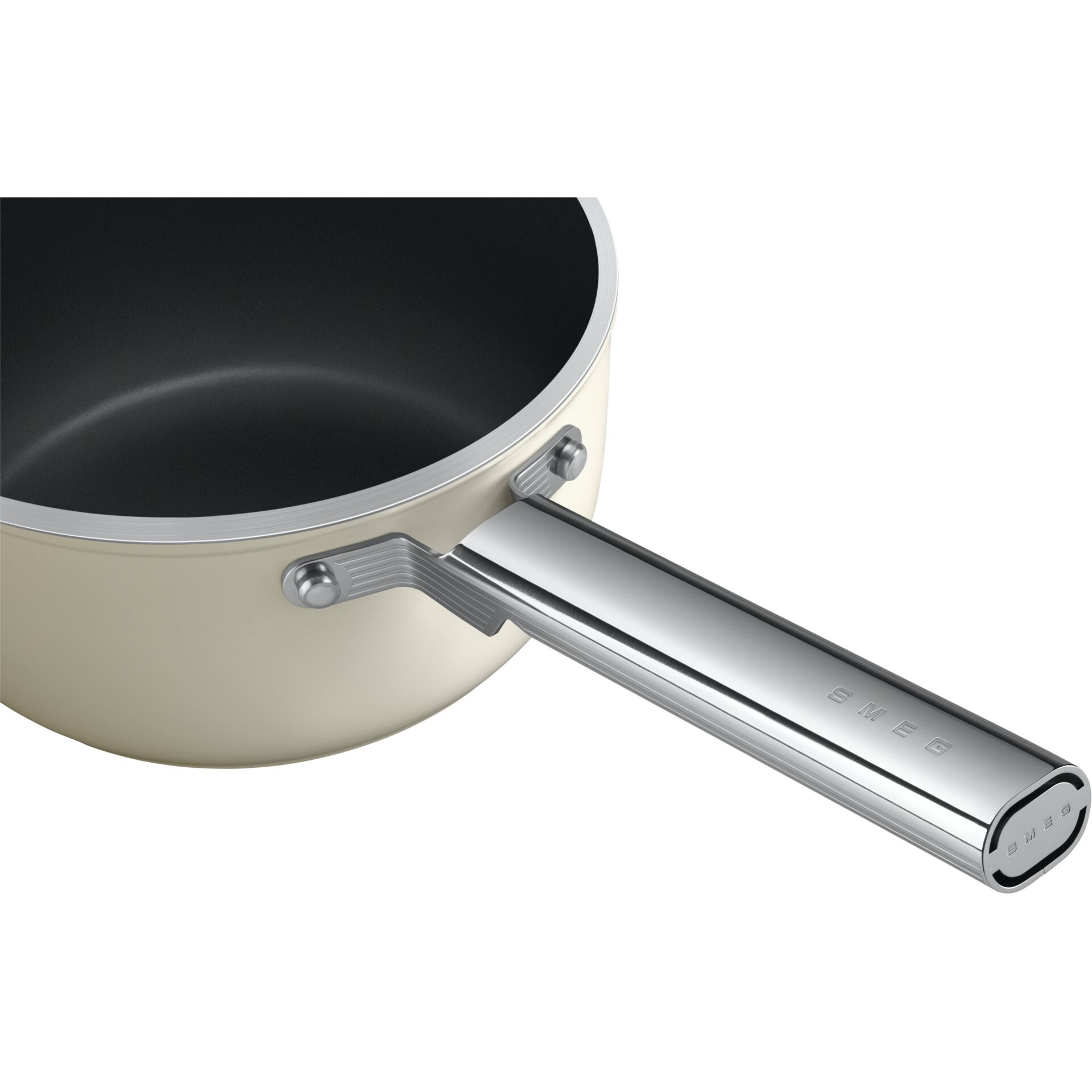 Pfanne, Kasserolle, Edelstahlgriff, Antihaft, titanium finish