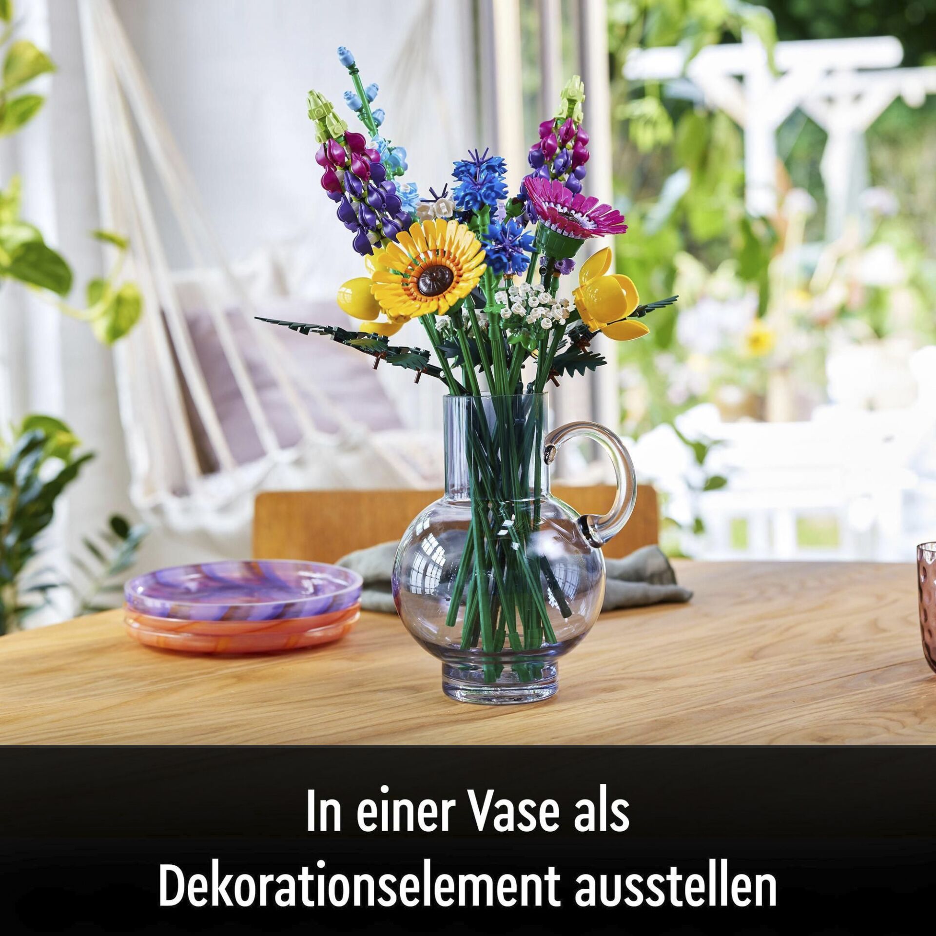 Blume, Blumen-Arrangement, Glas, Töpferei, Tabelle