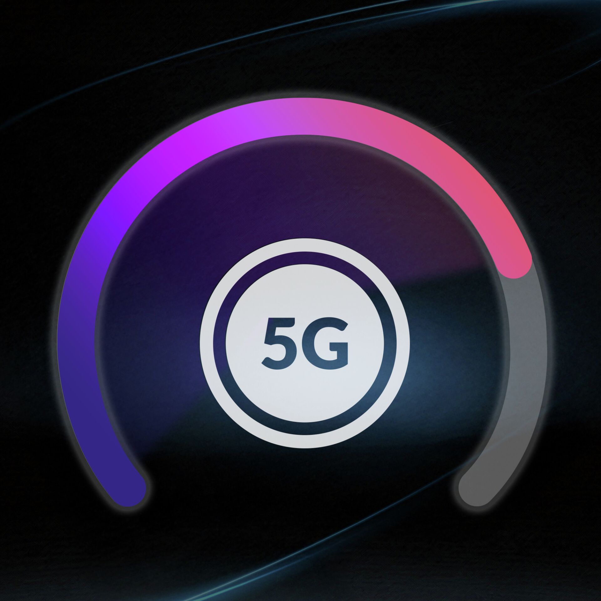 5G, Signal, Ring, Leuchte, Kreis