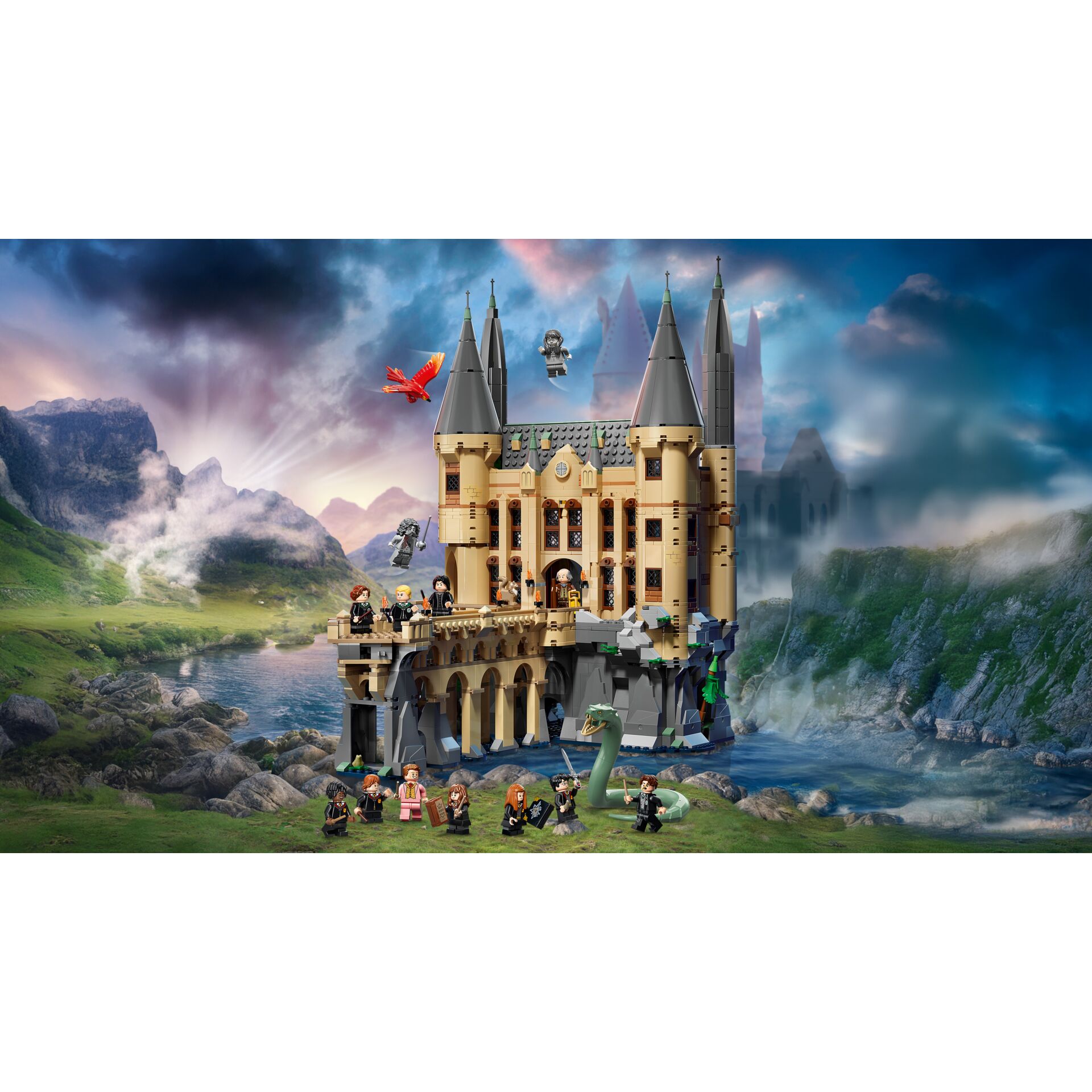 lego castle, castle, castle set, minifigures, drache