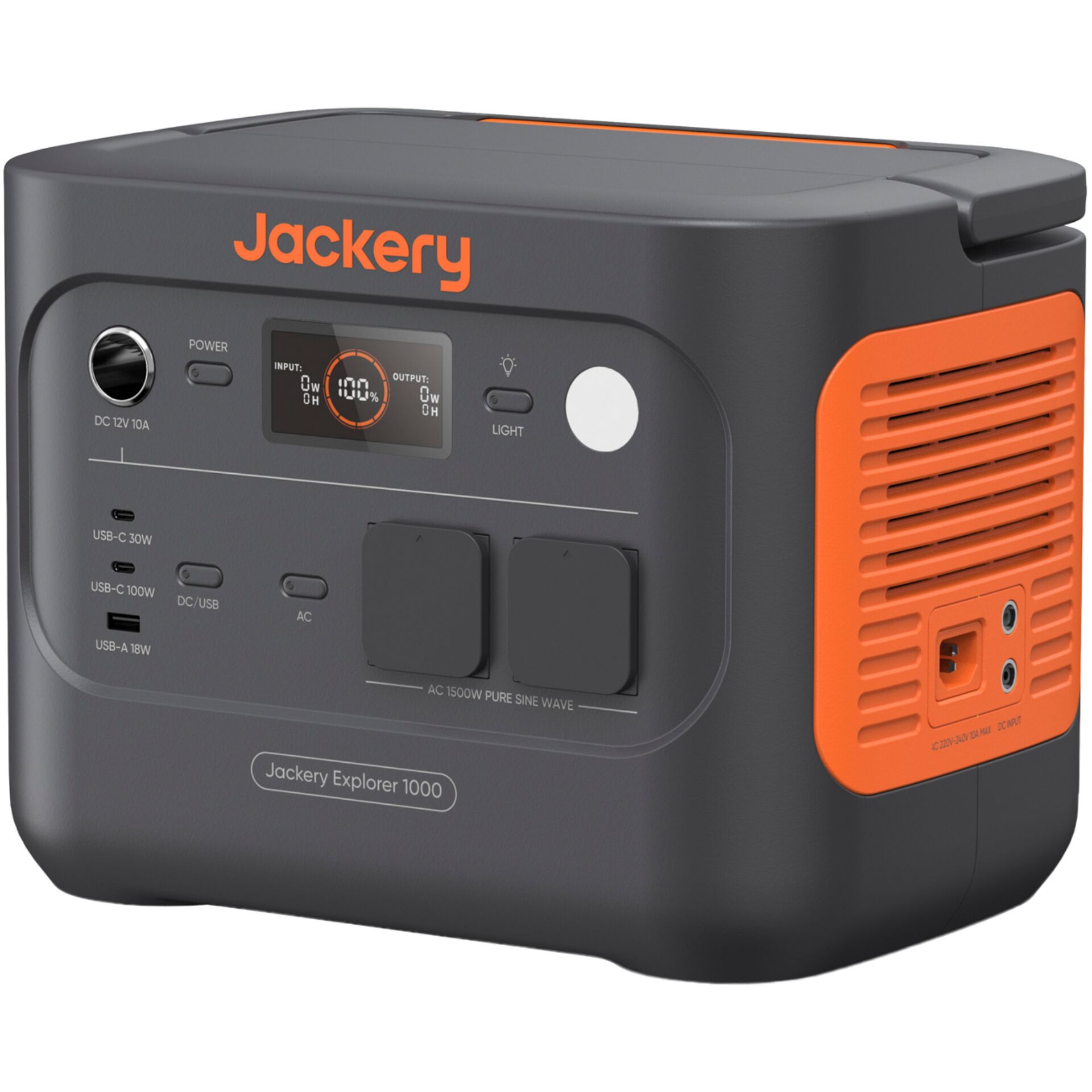 Notstromgerät, Powerstation, Tragbares Inverter-Netzgerät, USB-C Ports, Anzeige Display