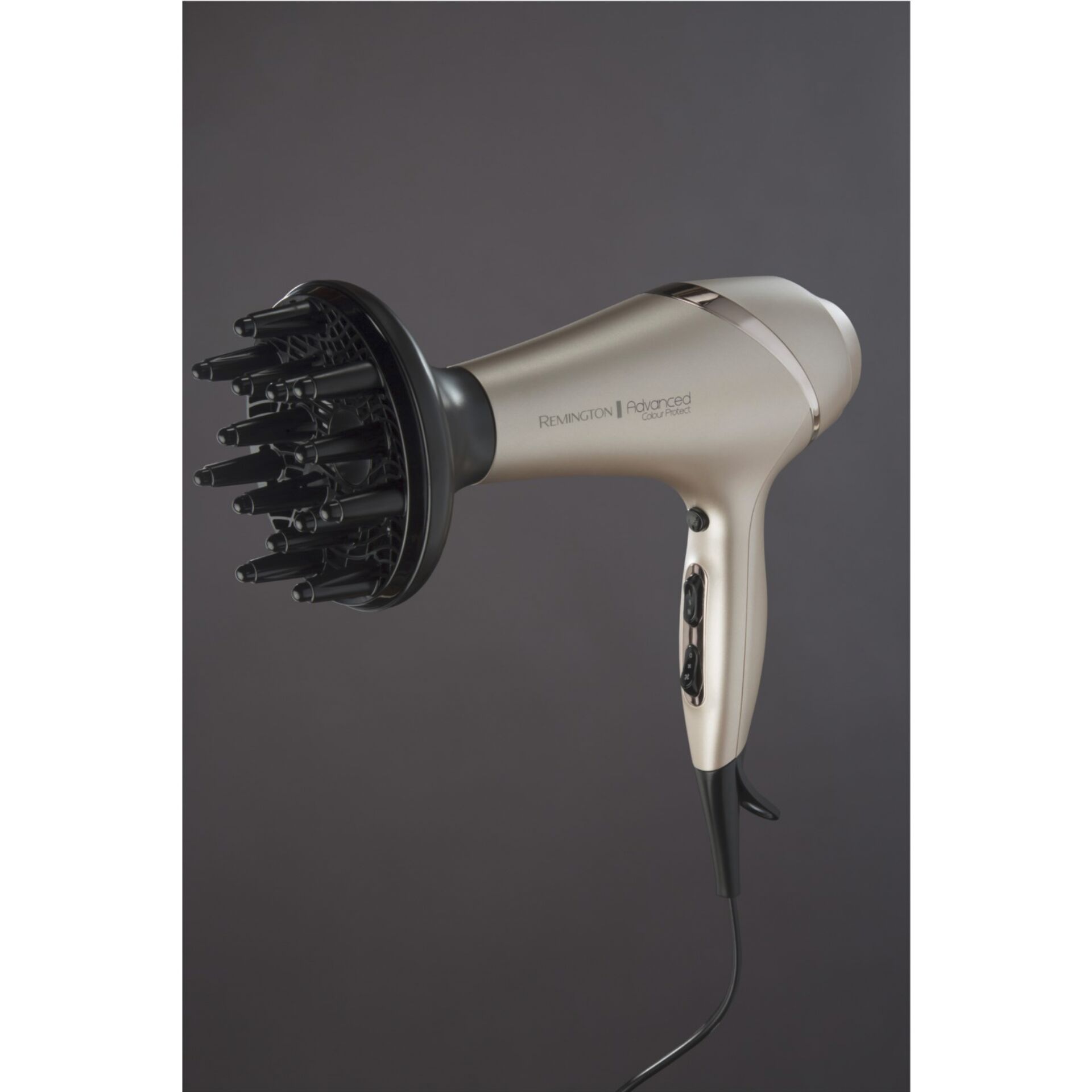 Haartrockner, Diffusor-Aufsatz, Beiger Haartrockner, Konzentratormuffe, Elektrogerät