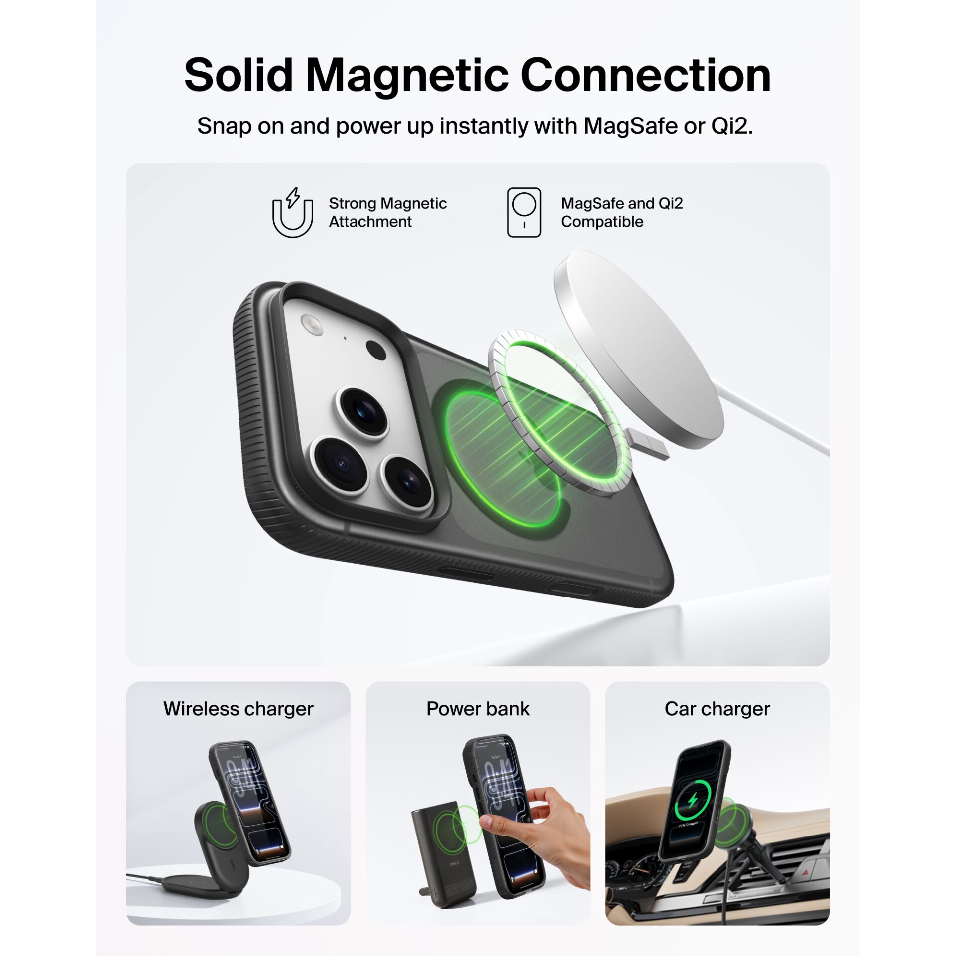 magnetisch, ladegerät, kabellos, telefon, zubehör