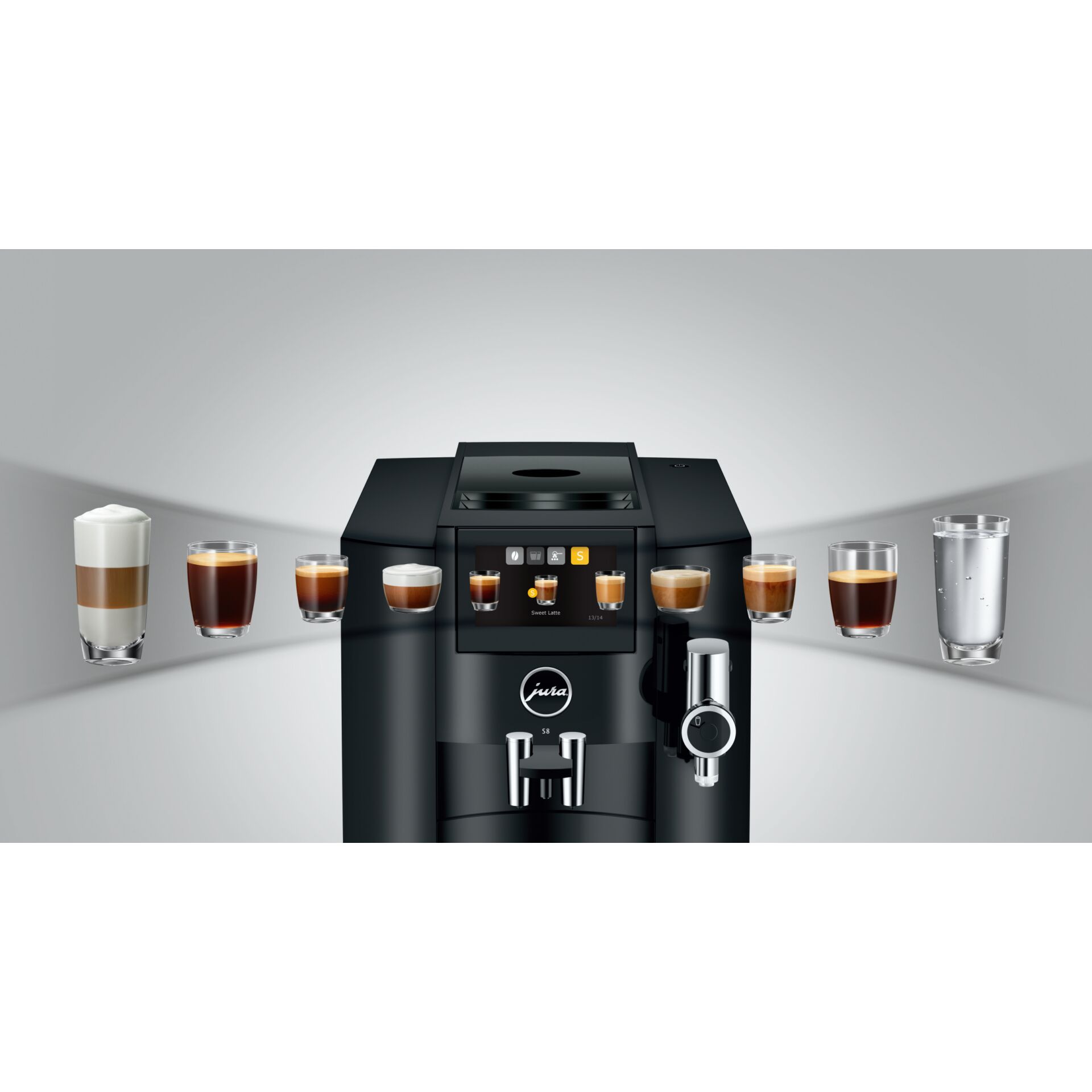 Kaffeemaschine, Kaffeeautomat, Pulserbar, Espressoautomat, Milchaufschäumer