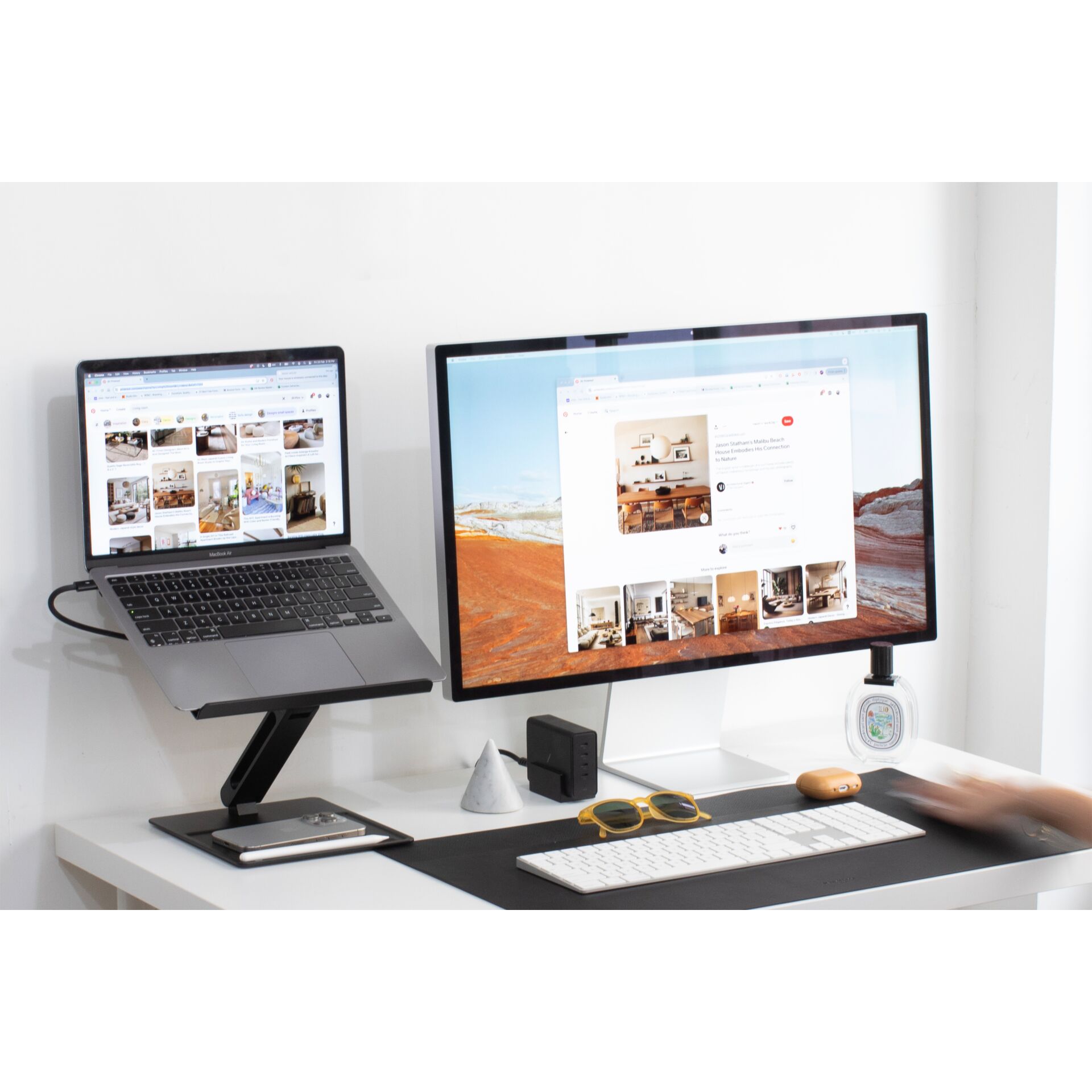 Tabelle, Computer, PC, Überwachen, Schreibtisch