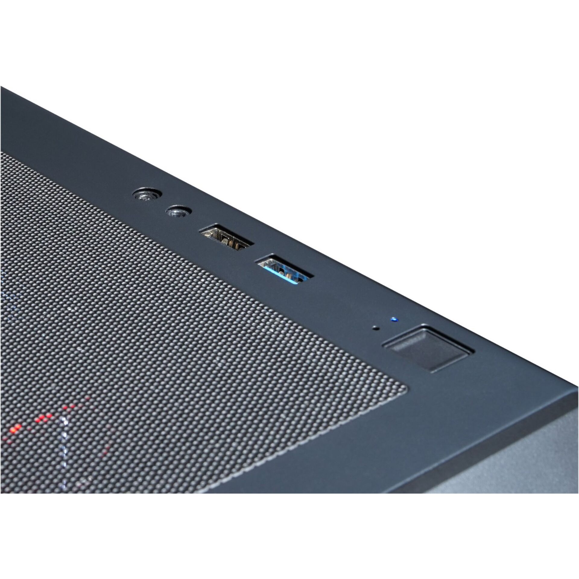 Gaming-Laptopständer, USB-Anschlüsse, Lüftungsgitter, Schwarz, Kühlpad