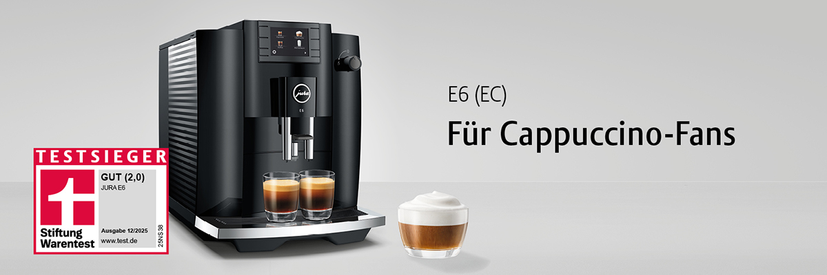 Kaffeemaschine, Espresso, Cappuccino, E6, EC