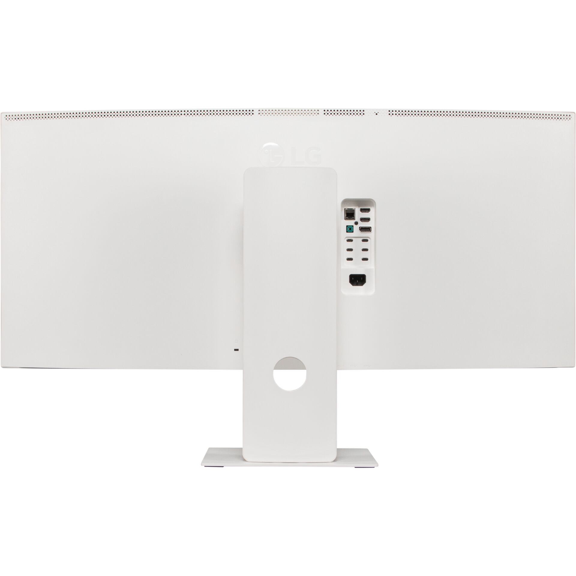monitor, LED, weiß, Rücken, Ständer