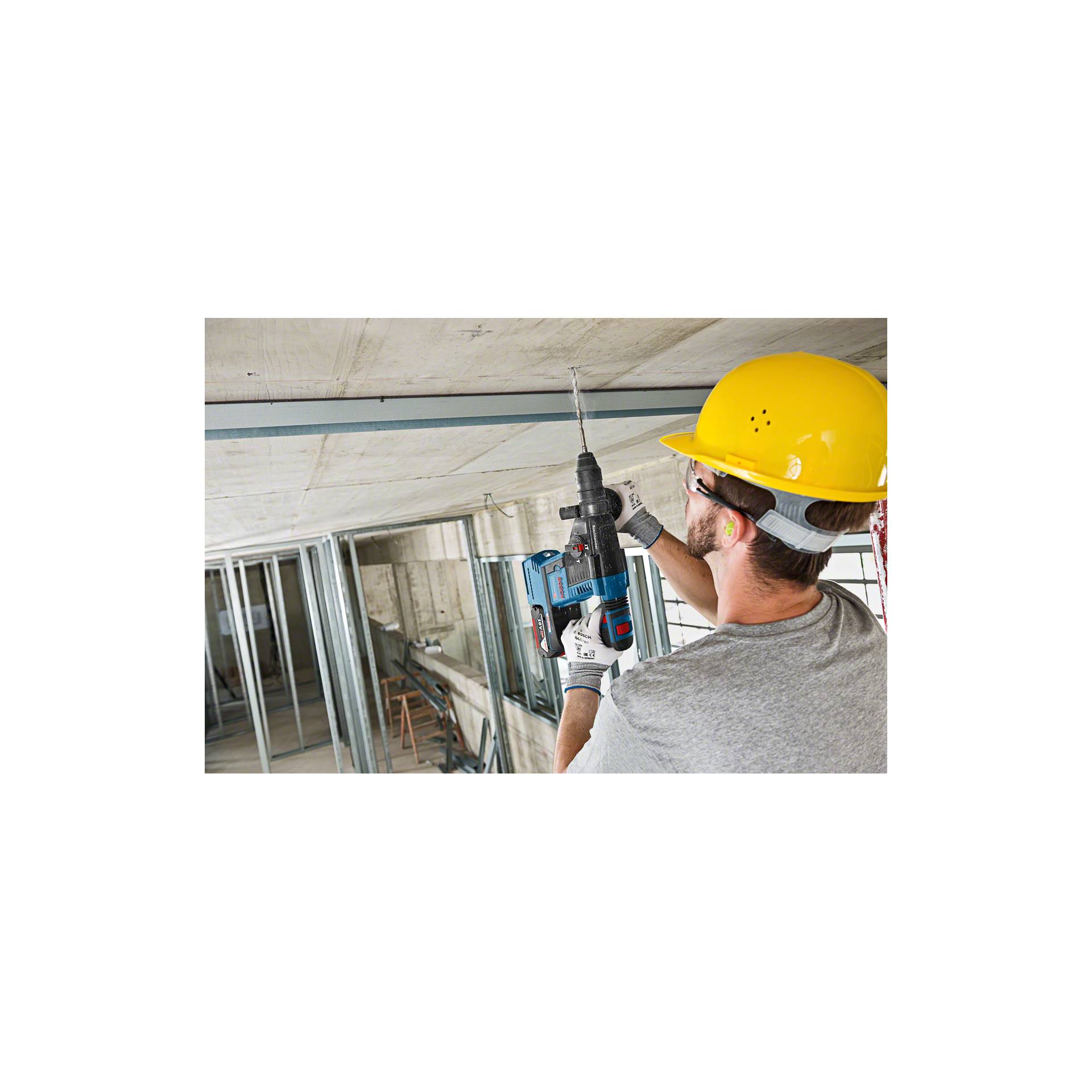 Schutzhelm, Helm, Person, Arbeiter, Elektrische Bohrmaschine