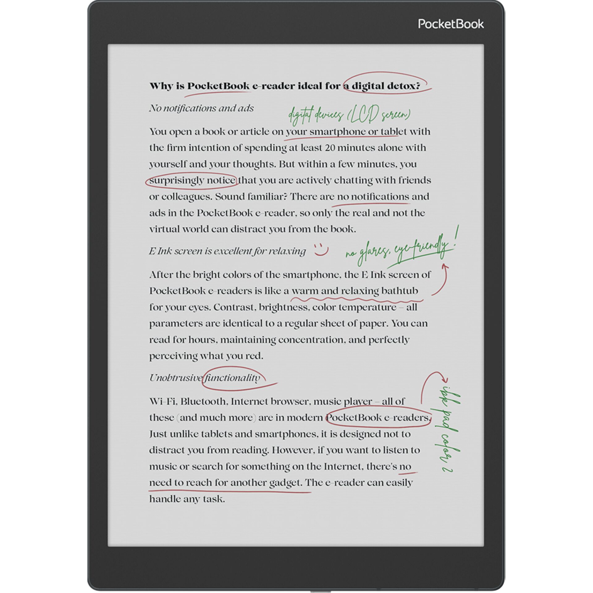 Seite, Text, Speisekarte