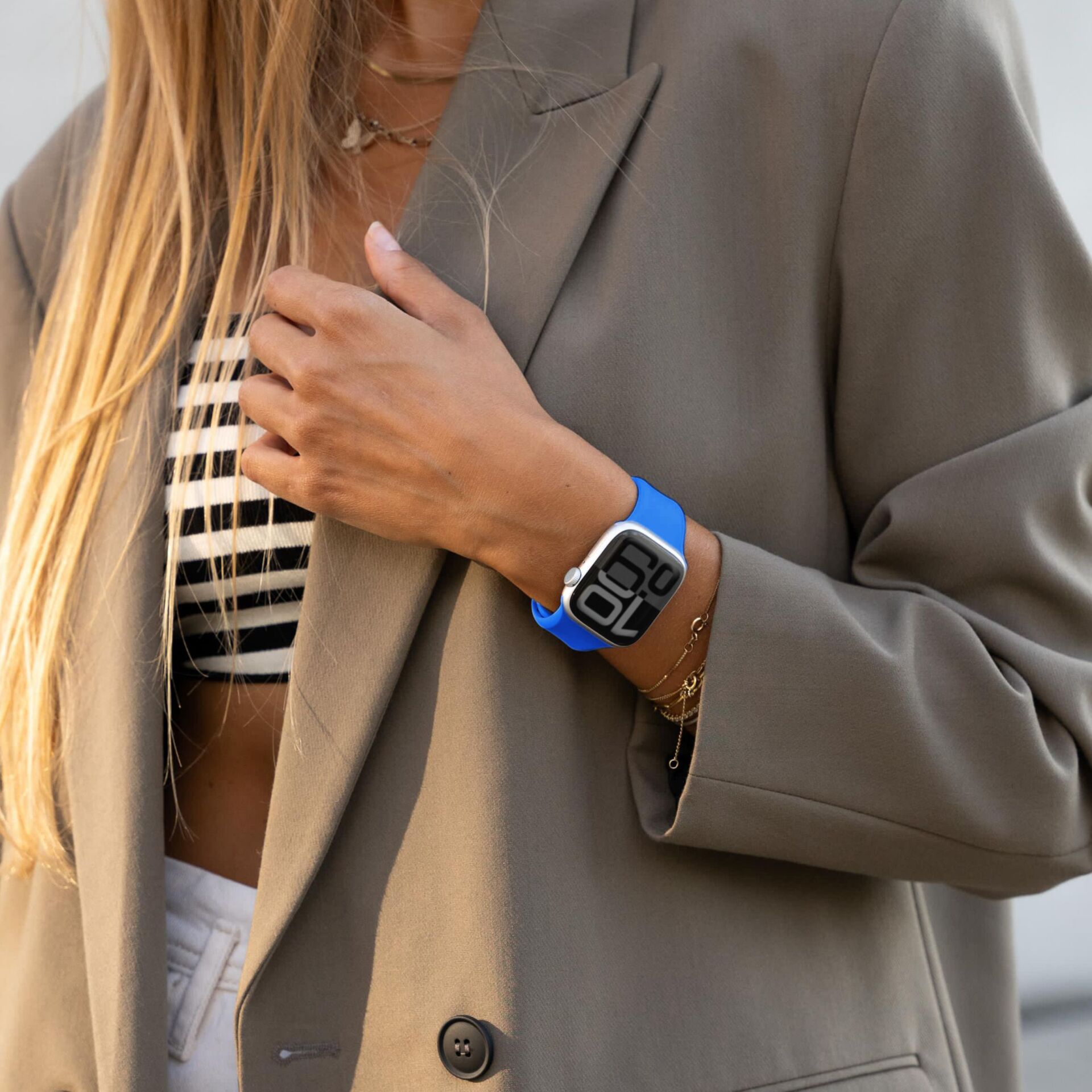 Bekleidung, Mantel, Blazer, Jacke, Armbanduhr