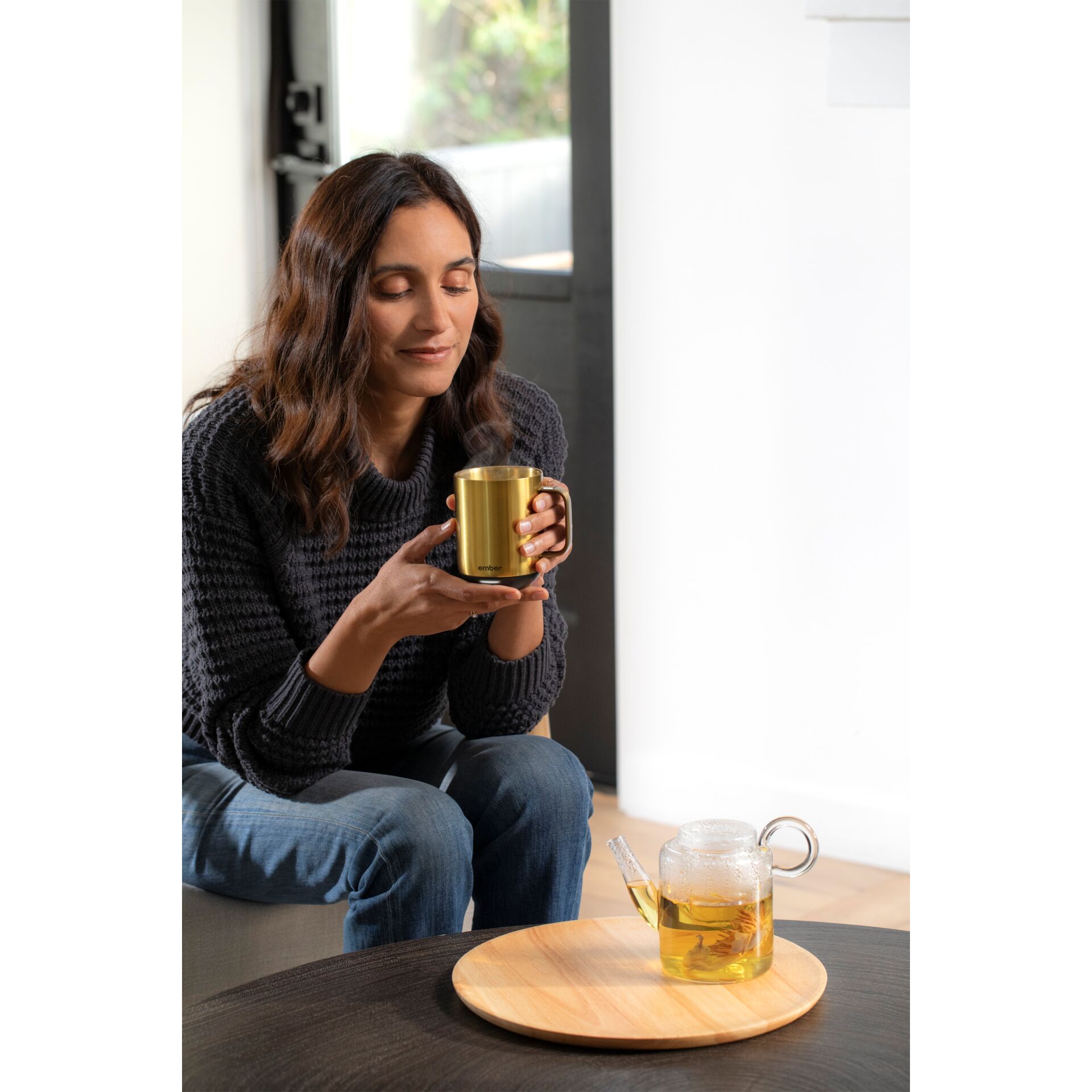 Person, Sitzen, Fotografieren