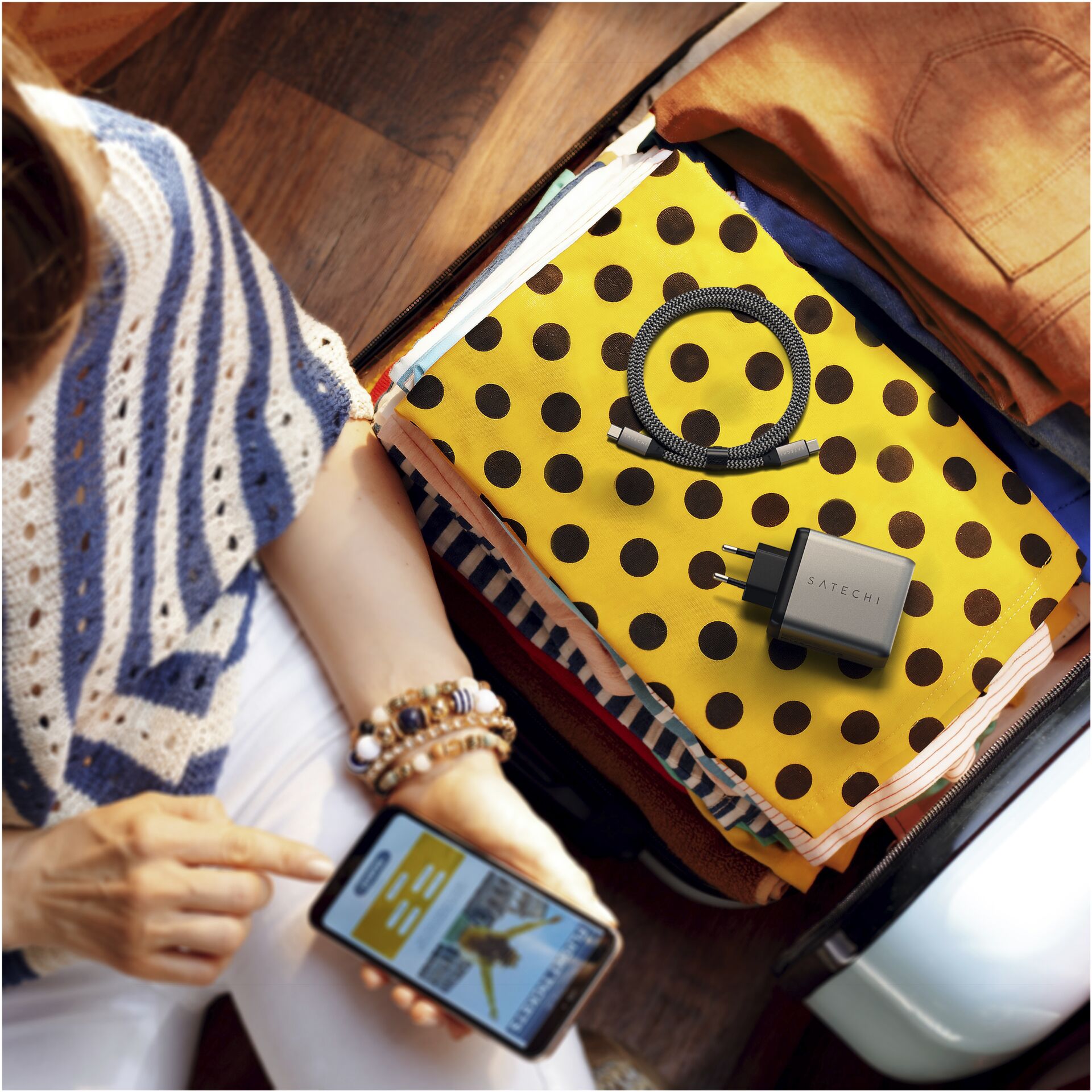 Elektronik, Telefon, Handy, Tasche, Handtasche