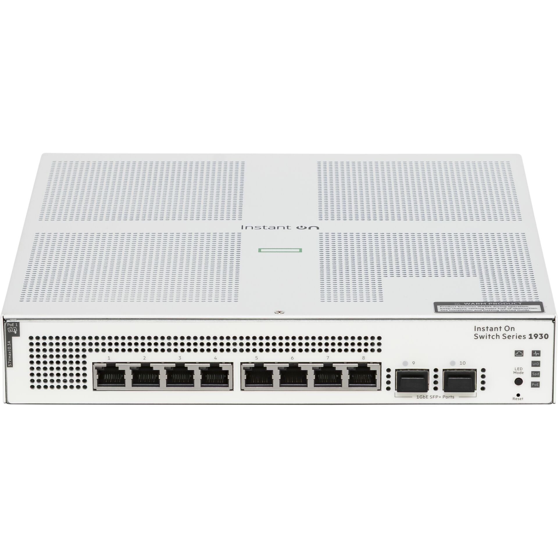 HPE Networking Instant On  1930 Switch 8p Gigabit CL4 PoE